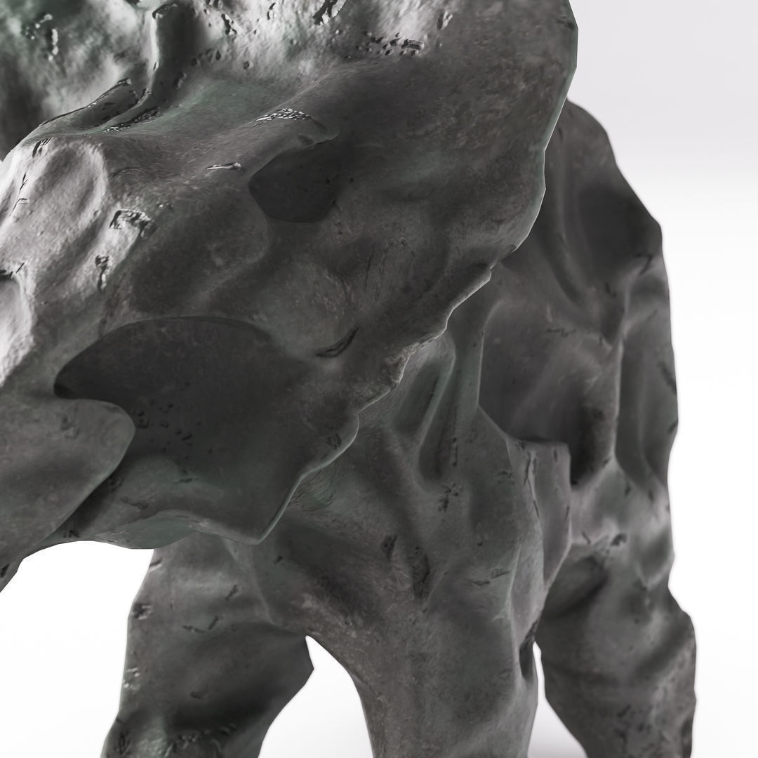 Elephant design object 3D model_4