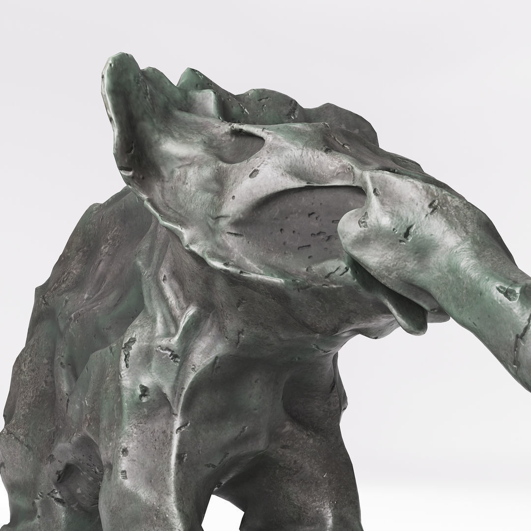 Elephant design object 3D model_6