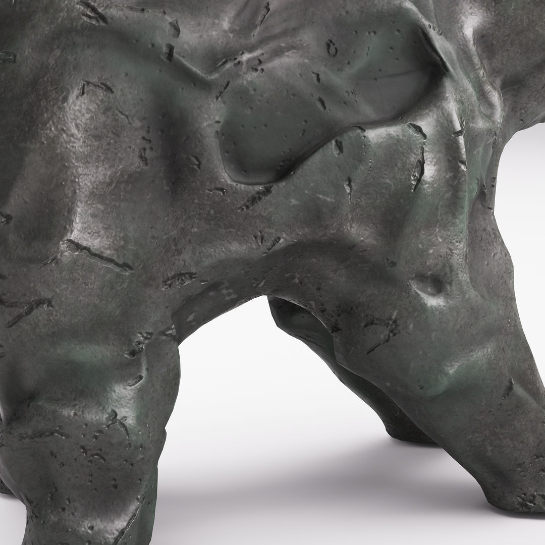 Elephant design object 3D model_3