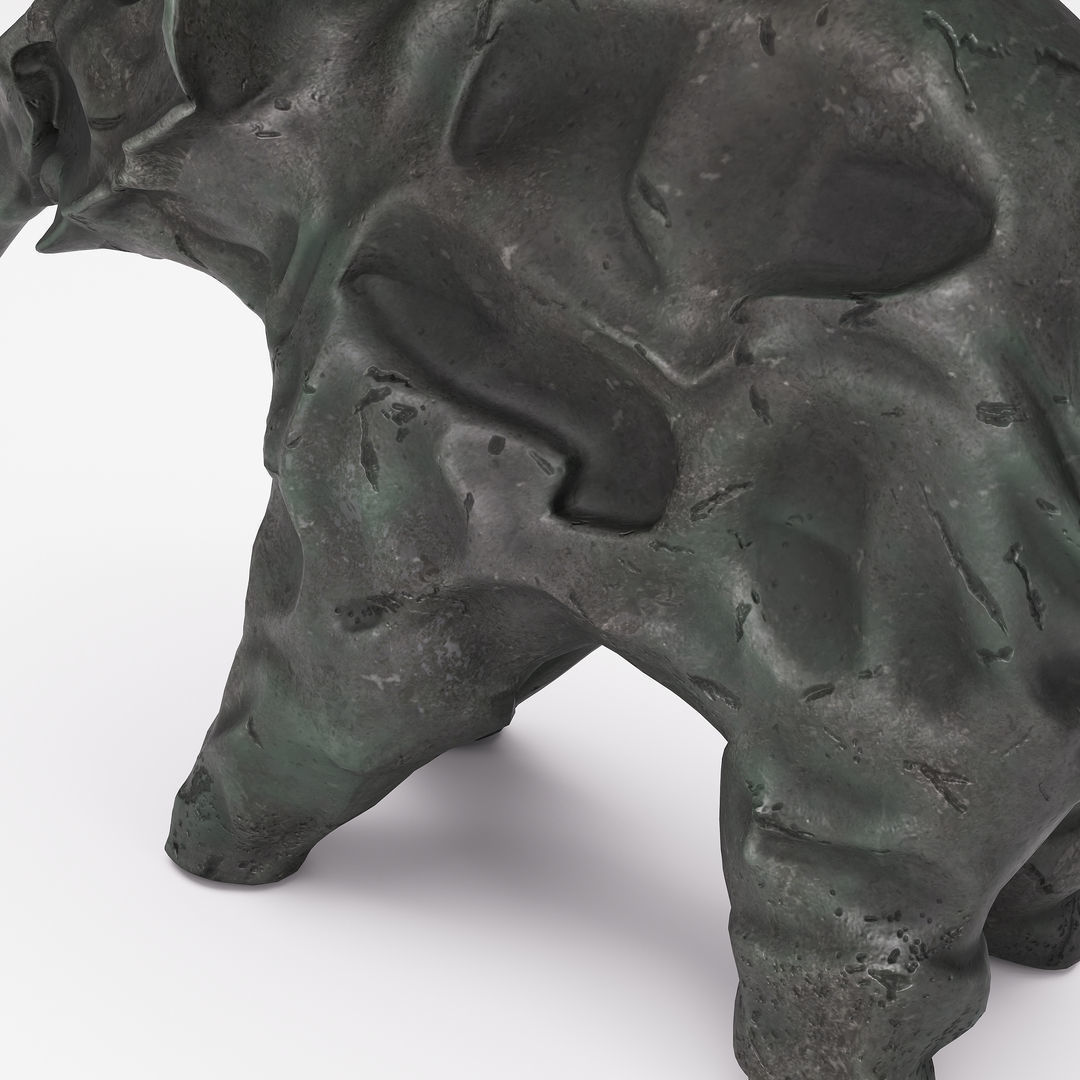 Elephant design object 3D model_1