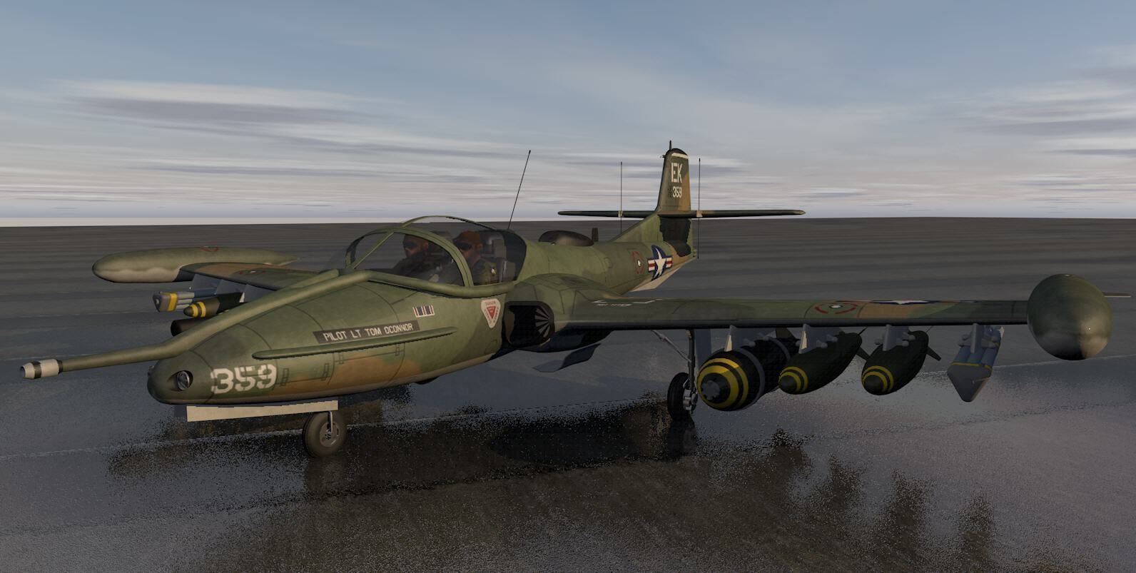 Cessna A-37B Dragonfly 3D model_7