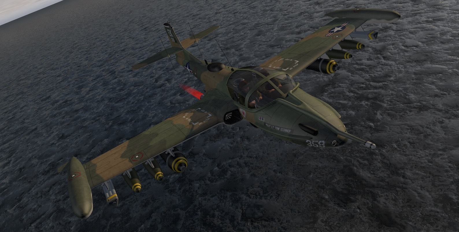 Cessna A-37B Dragonfly 3D model_8