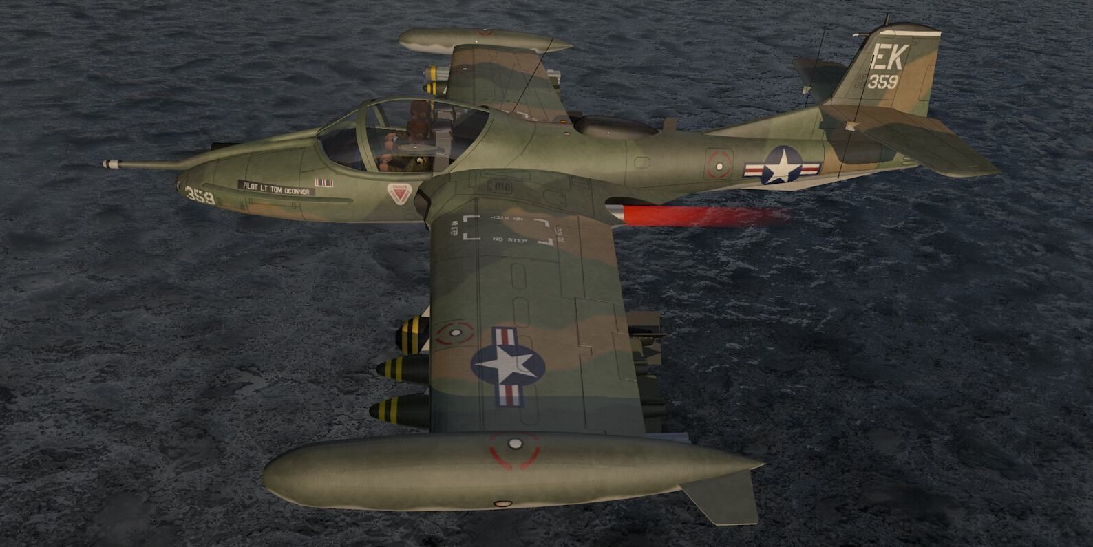 Cessna A-37B Dragonfly 3D model_10