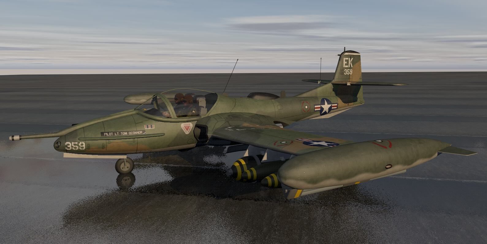 Cessna A-37B Dragonfly 3D model_2