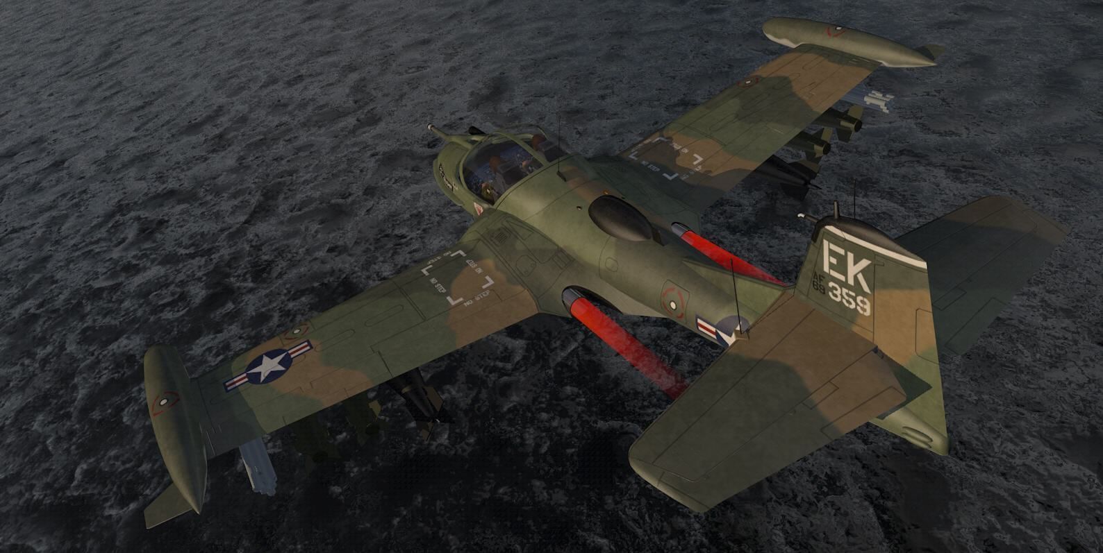 Cessna A-37B Dragonfly 3D model_9