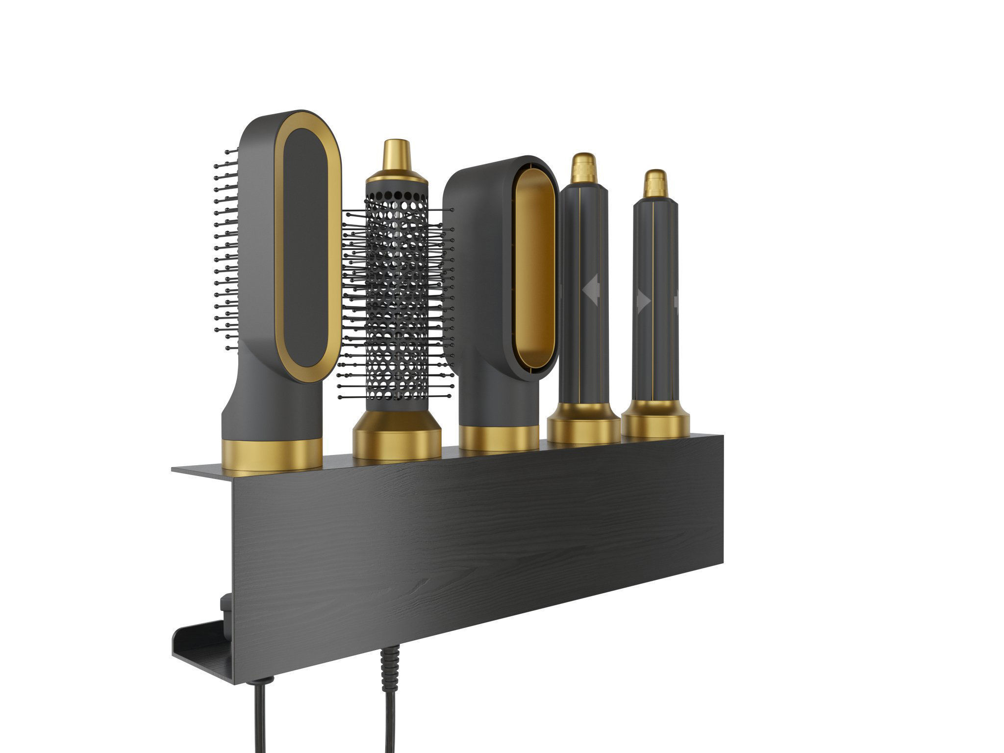 electrical hairdryer and styler  3D model_6