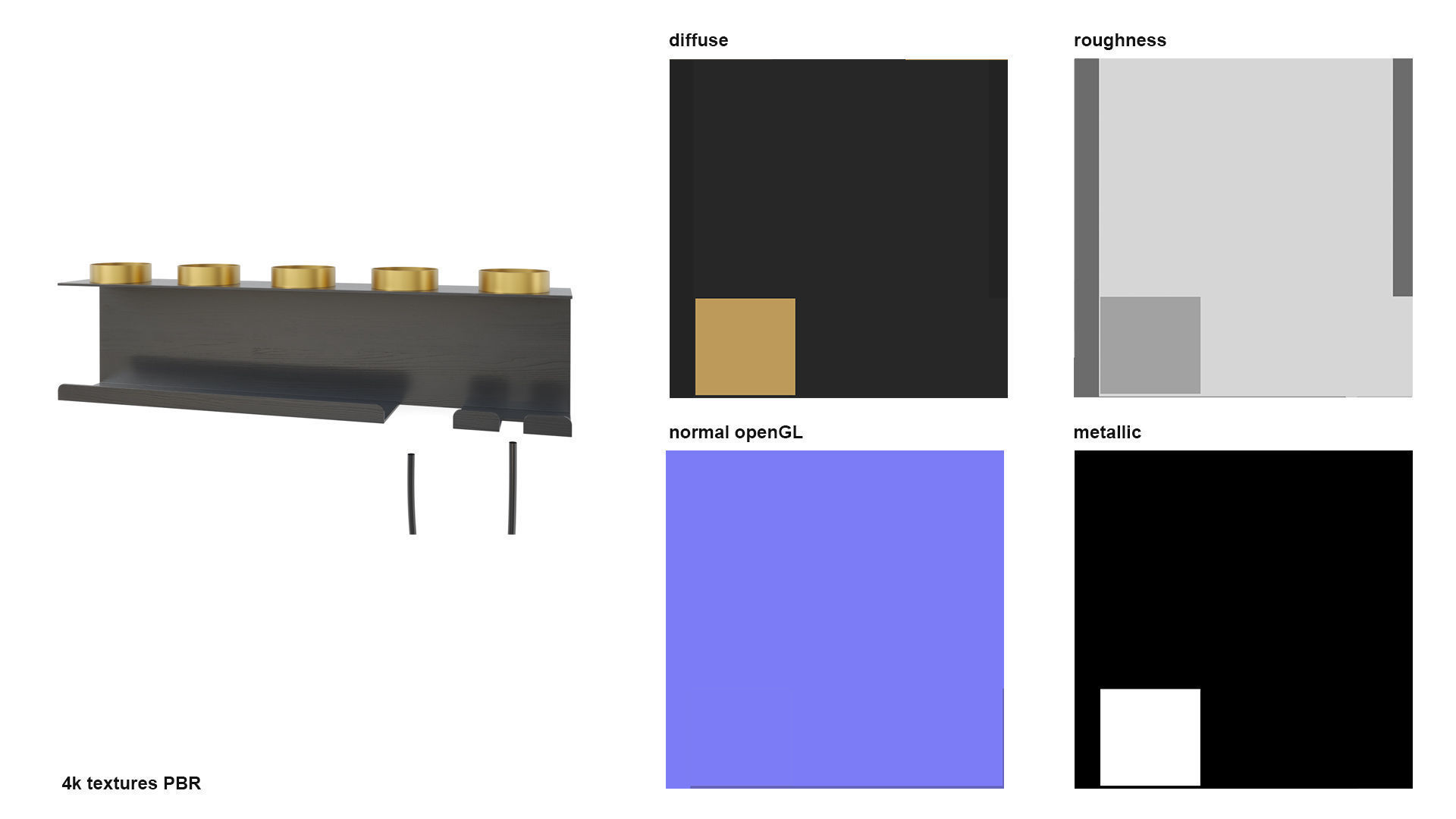 electrical hairdryer and styler  3D model_16