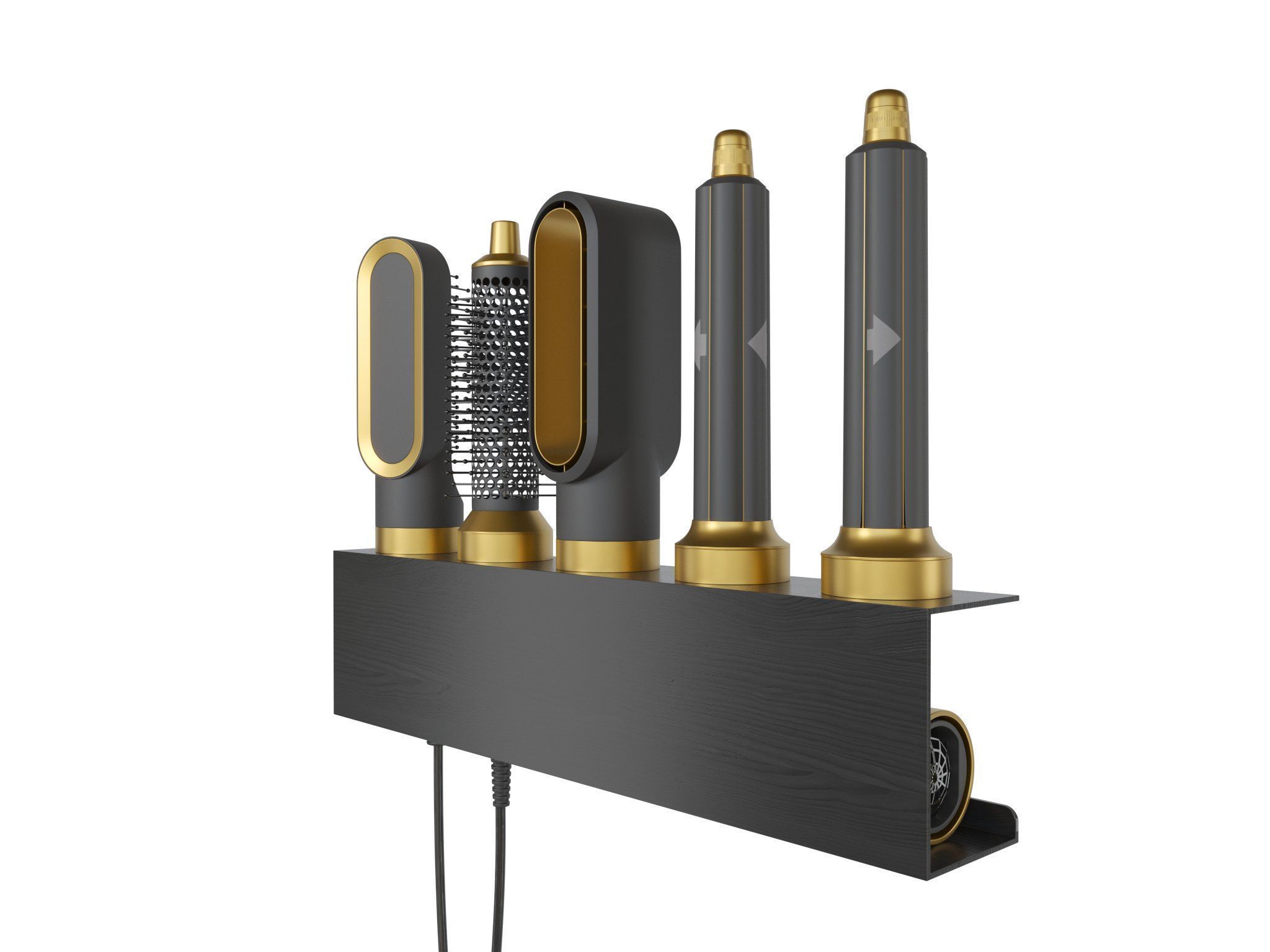 electrical hairdryer and styler  3D model_9