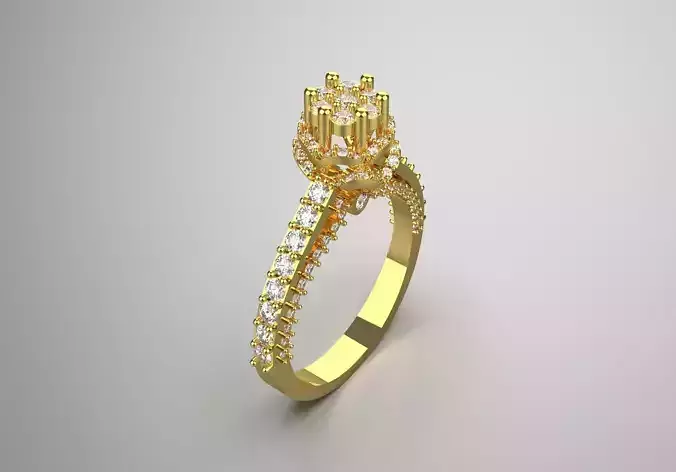 bride solitaire ring fr0015