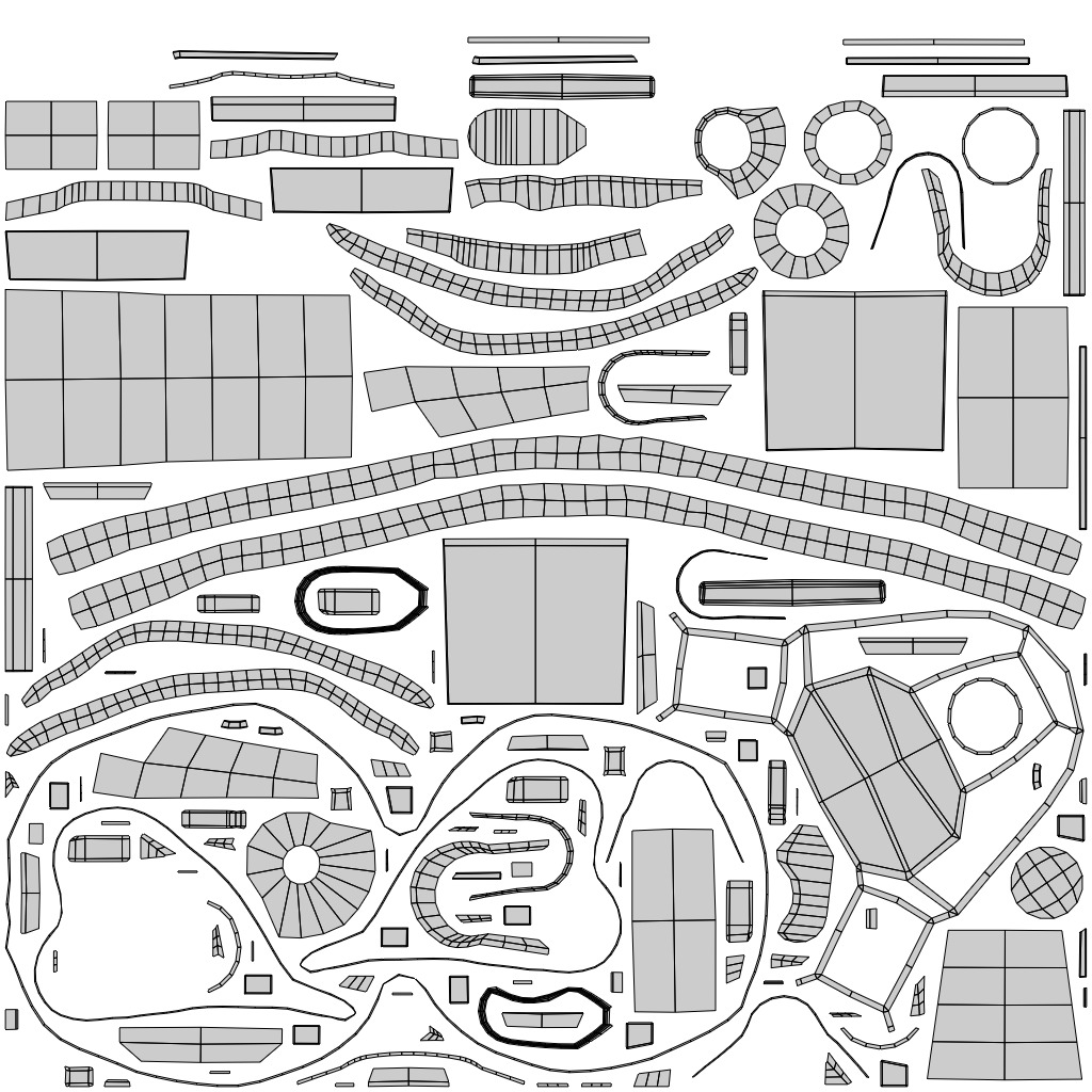Stylized Female Character with Goggles - Game ready Model Low-poly 3D model_12