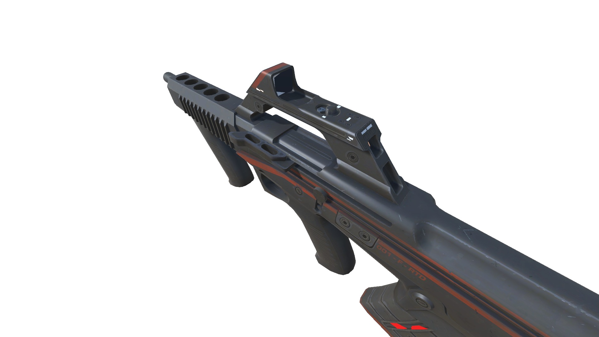 53-Fazertron-gun model 3d game ready model Low-poly 3D model Low-poly 3D model_11