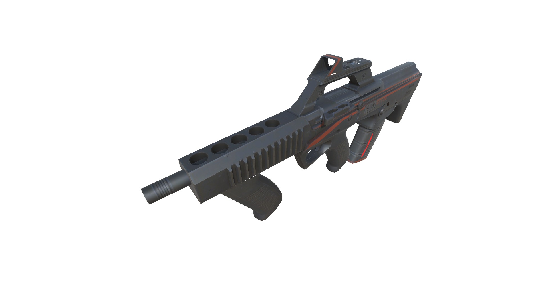 53-Fazertron-gun model 3d game ready model Low-poly 3D model Low-poly 3D model_20