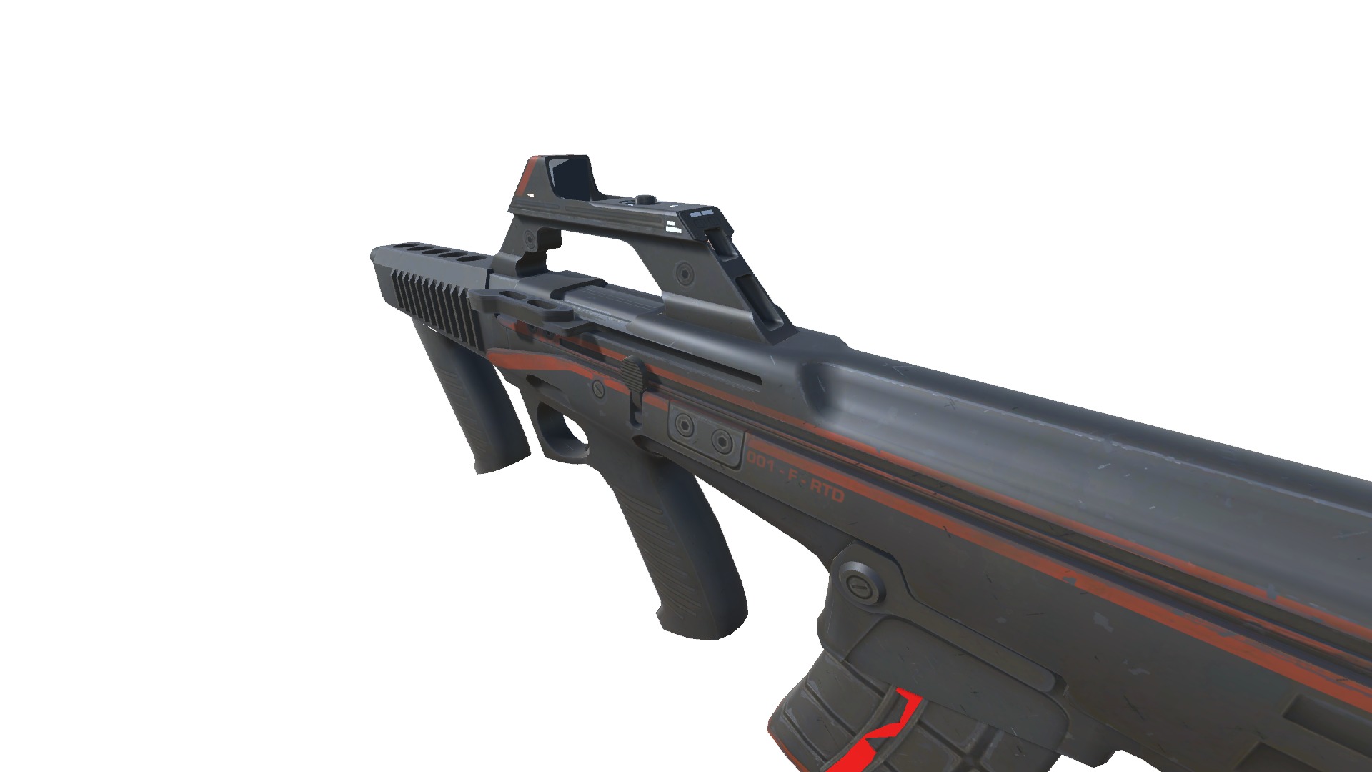 53-Fazertron-gun model 3d game ready model Low-poly 3D model Low-poly 3D model_10