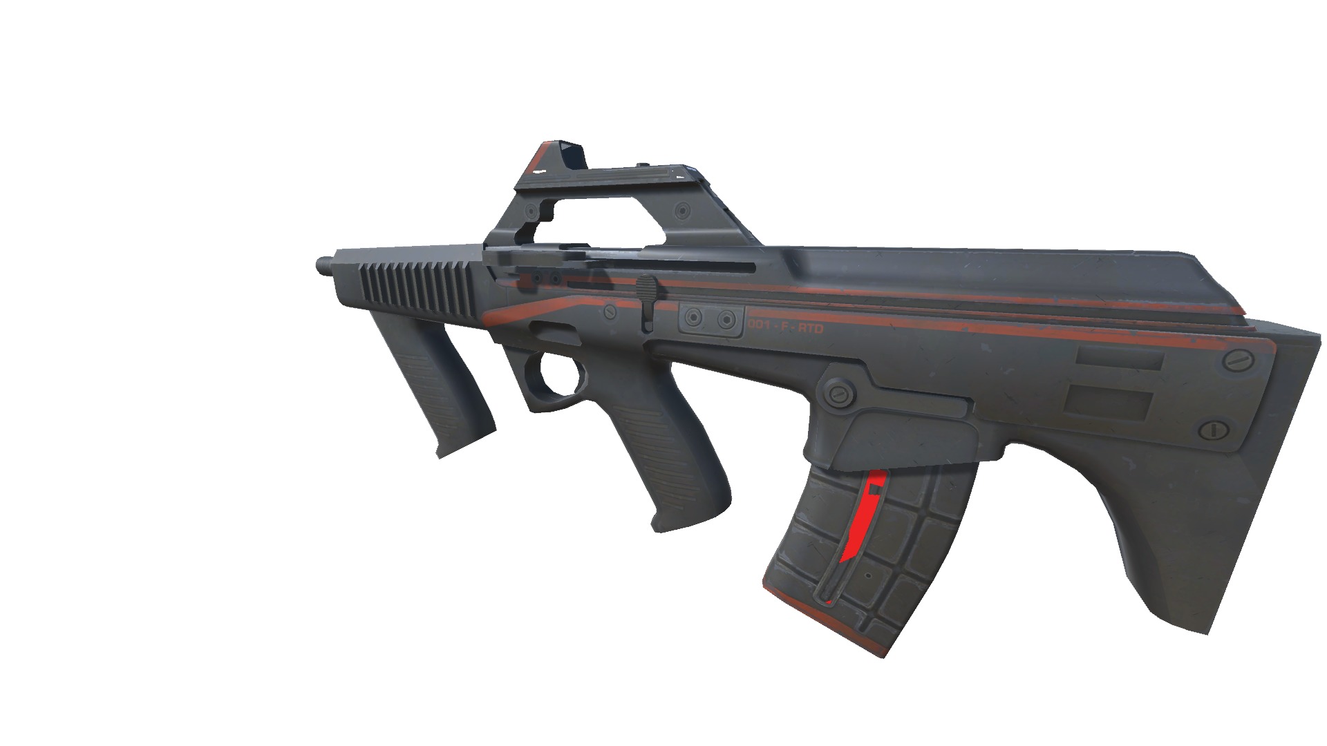 53-Fazertron-gun model 3d game ready model Low-poly 3D model Low-poly 3D model_6