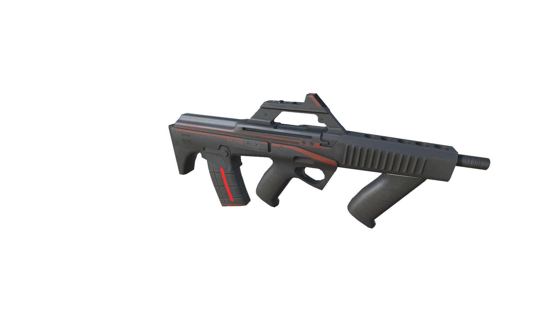 53-Fazertron-gun model 3d game ready model Low-poly 3D model Low-poly 3D model_18
