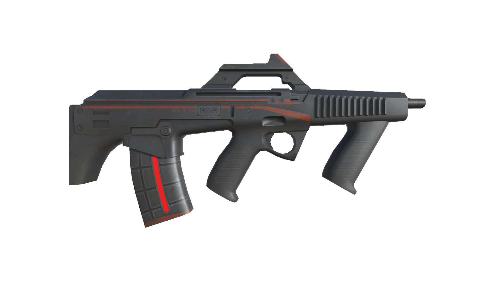 53-Fazertron-gun model 3d game ready model Low-poly 3D model Low-poly 3D model_1