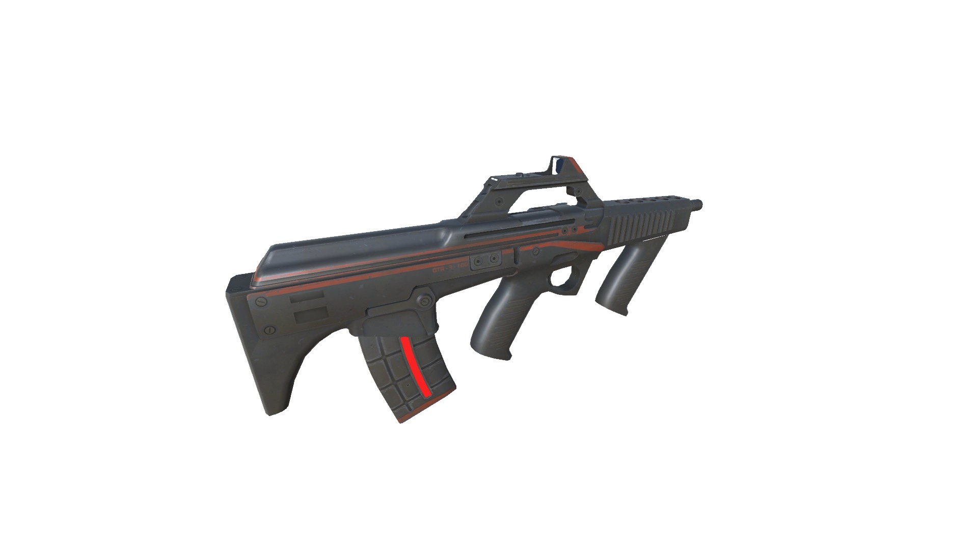 53-Fazertron-gun model 3d game ready model Low-poly 3D model Low-poly 3D model_14