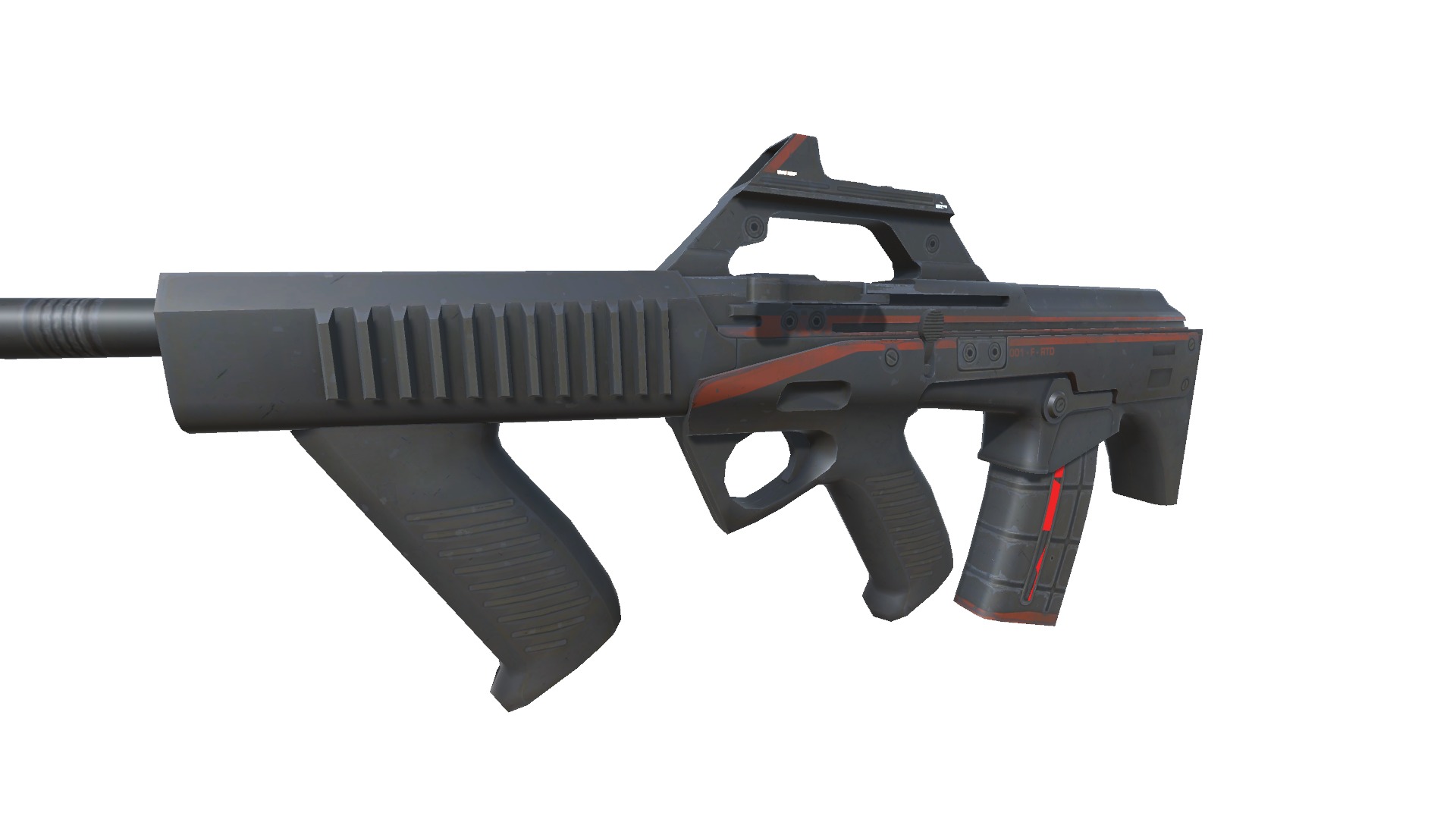 53-Fazertron-gun model 3d game ready model Low-poly 3D model Low-poly 3D model_8