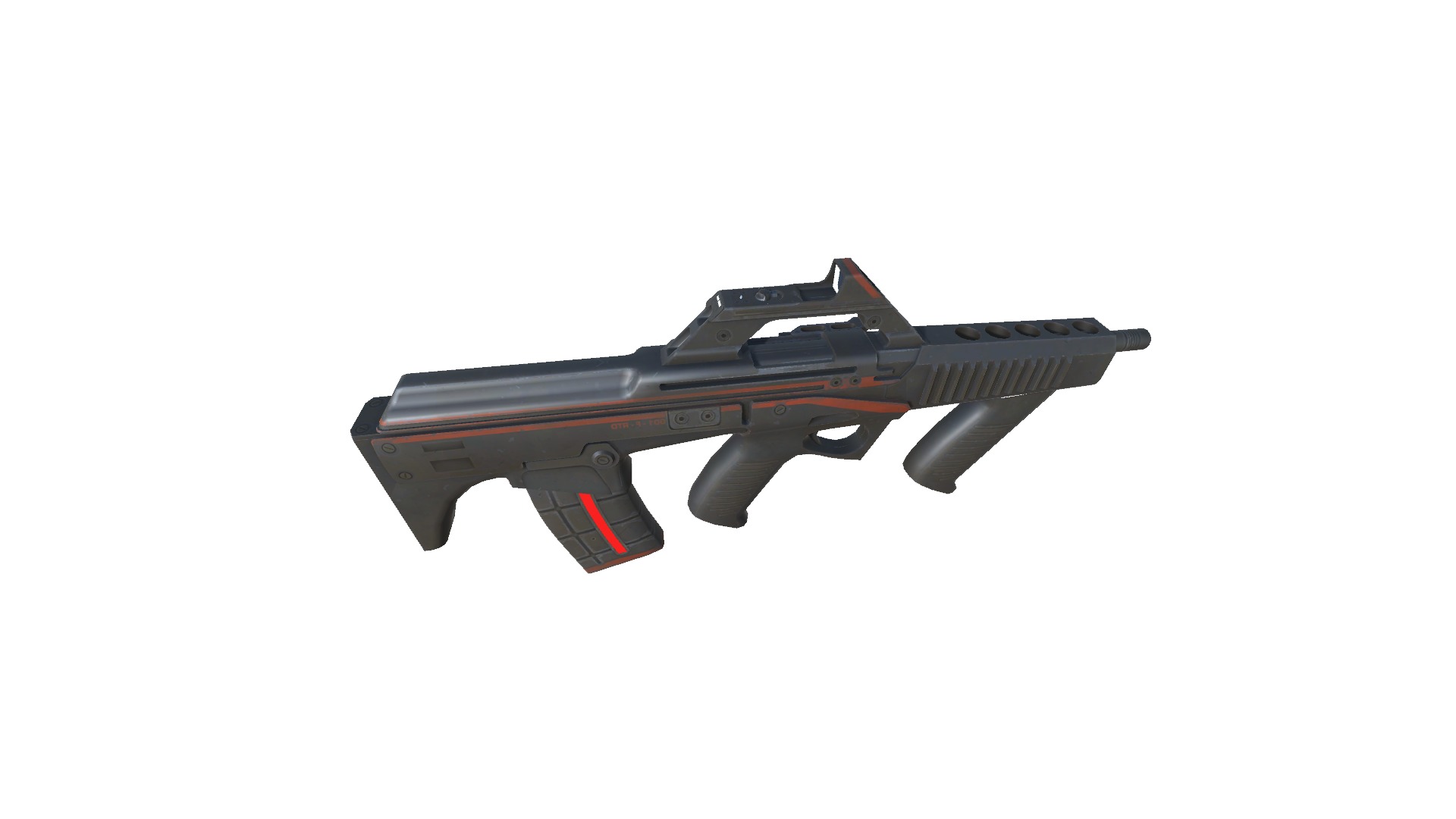 53-Fazertron-gun model 3d game ready model Low-poly 3D model Low-poly 3D model_17