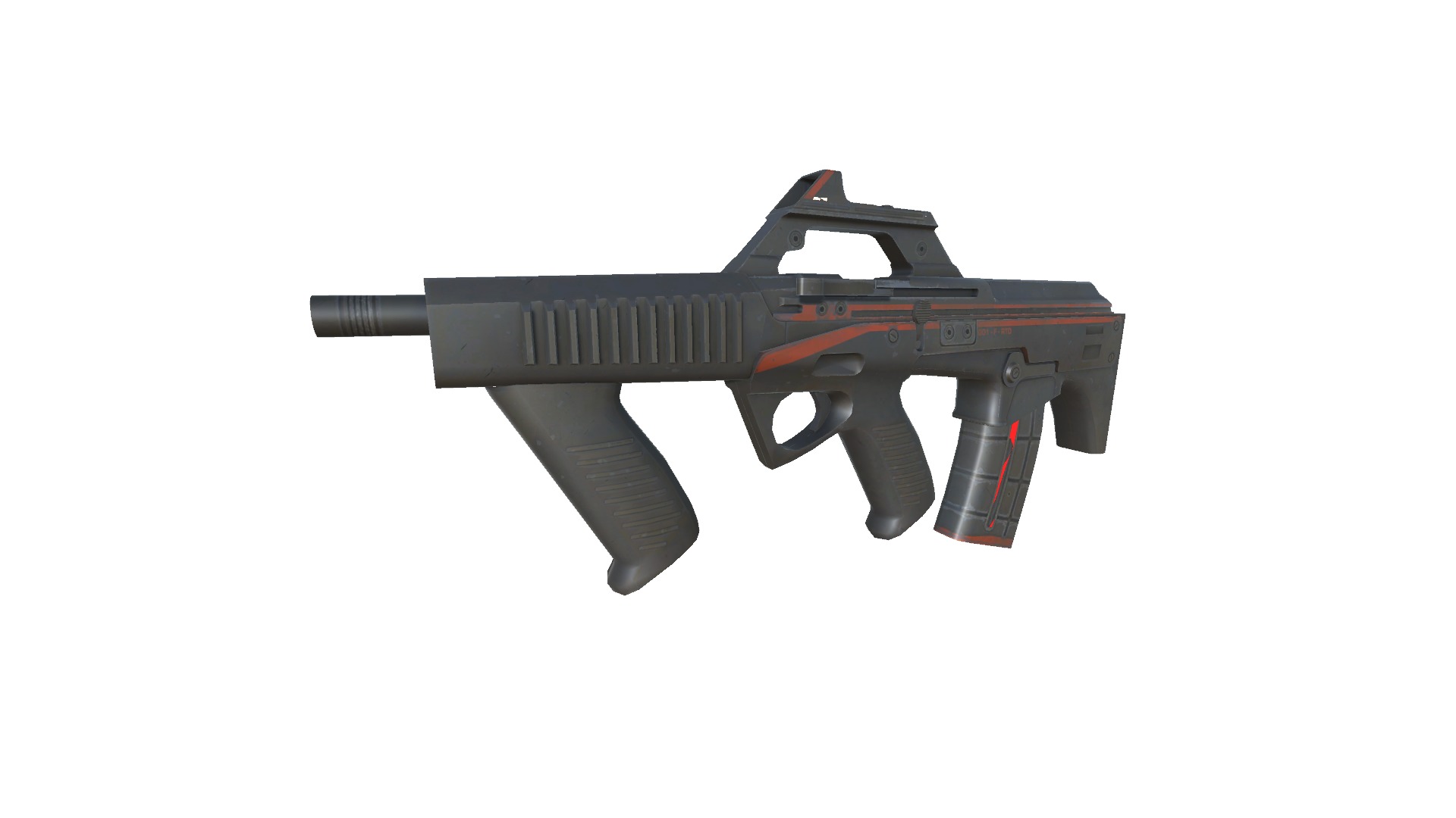 53-Fazertron-gun model 3d game ready model Low-poly 3D model Low-poly 3D model_19