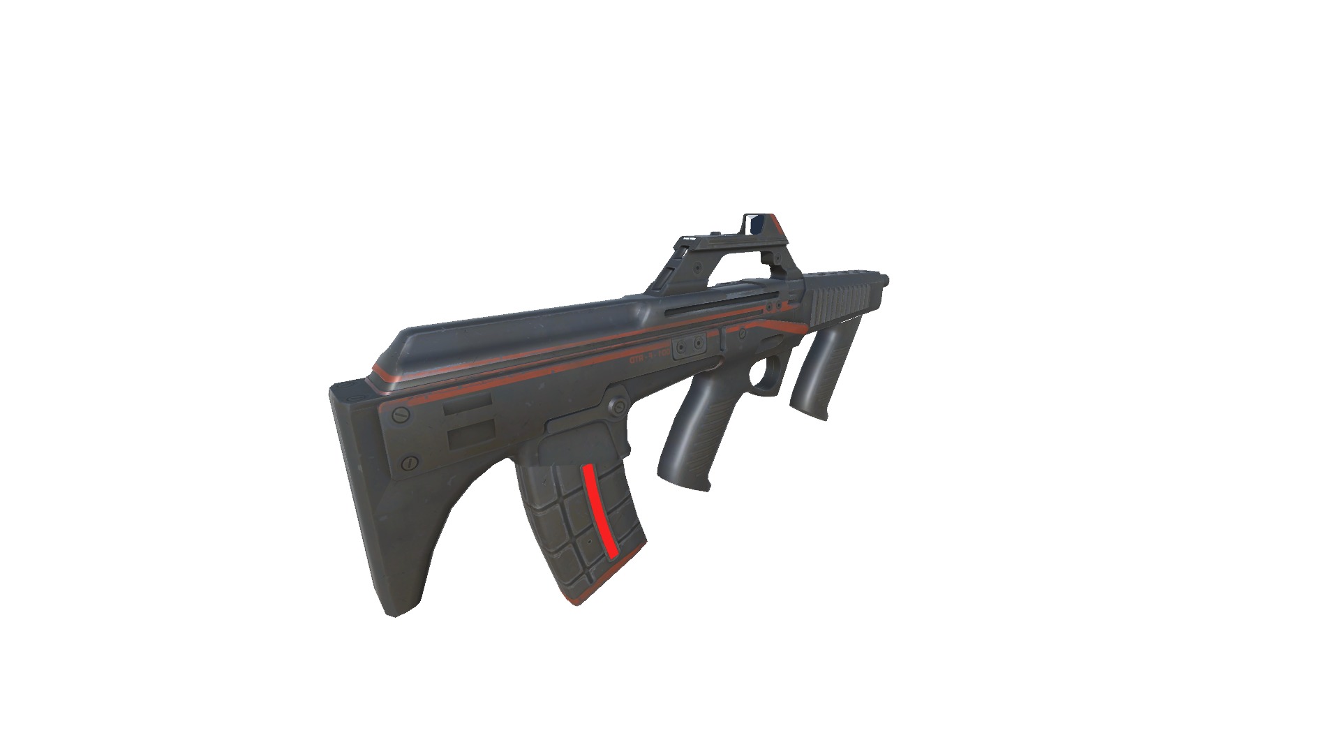53-Fazertron-gun model 3d game ready model Low-poly 3D model Low-poly 3D model_12