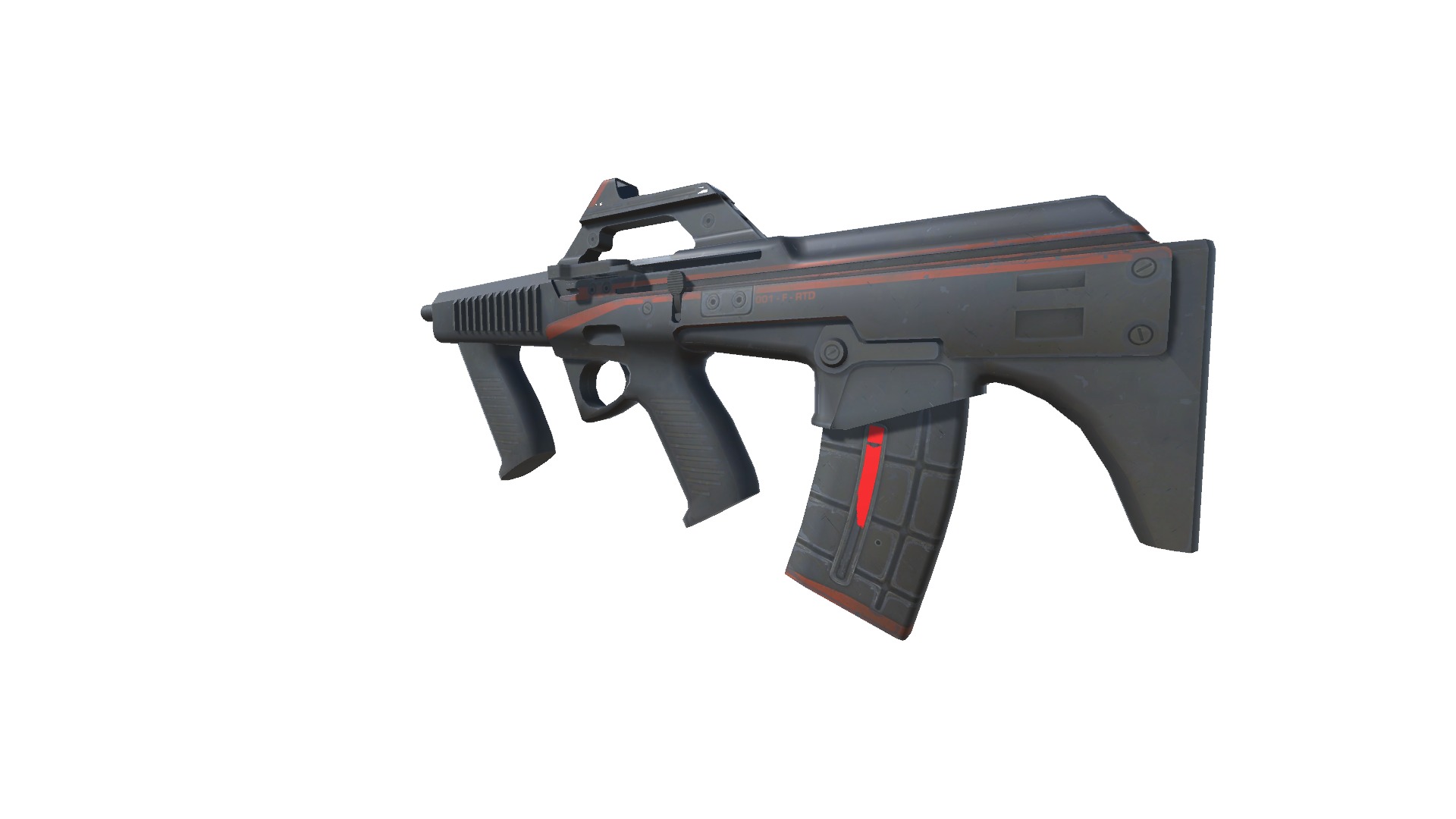 53-Fazertron-gun model 3d game ready model Low-poly 3D model Low-poly 3D model_7