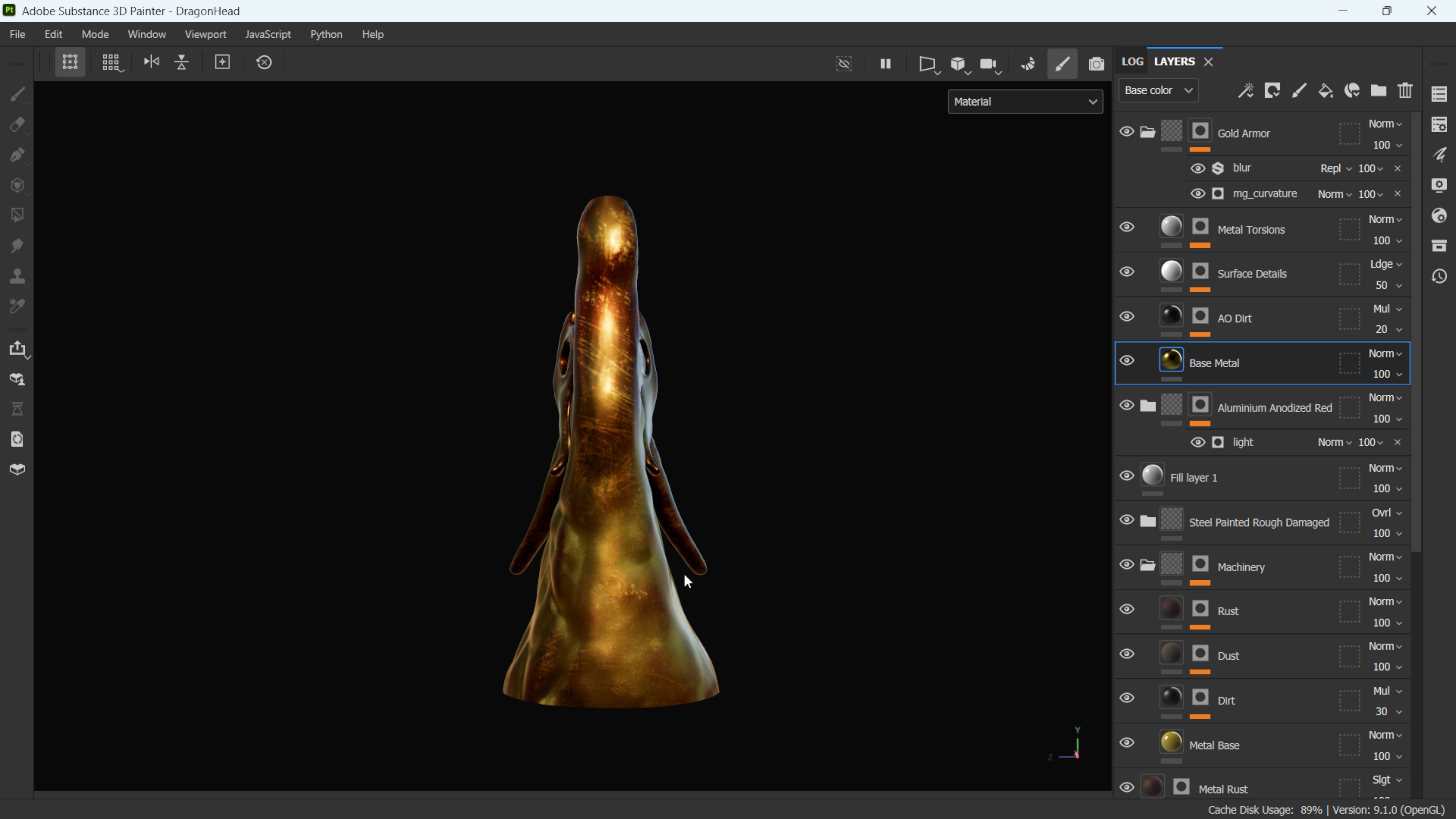 Spear - Ancient Chinese Weapon Low-poly 3D model_10