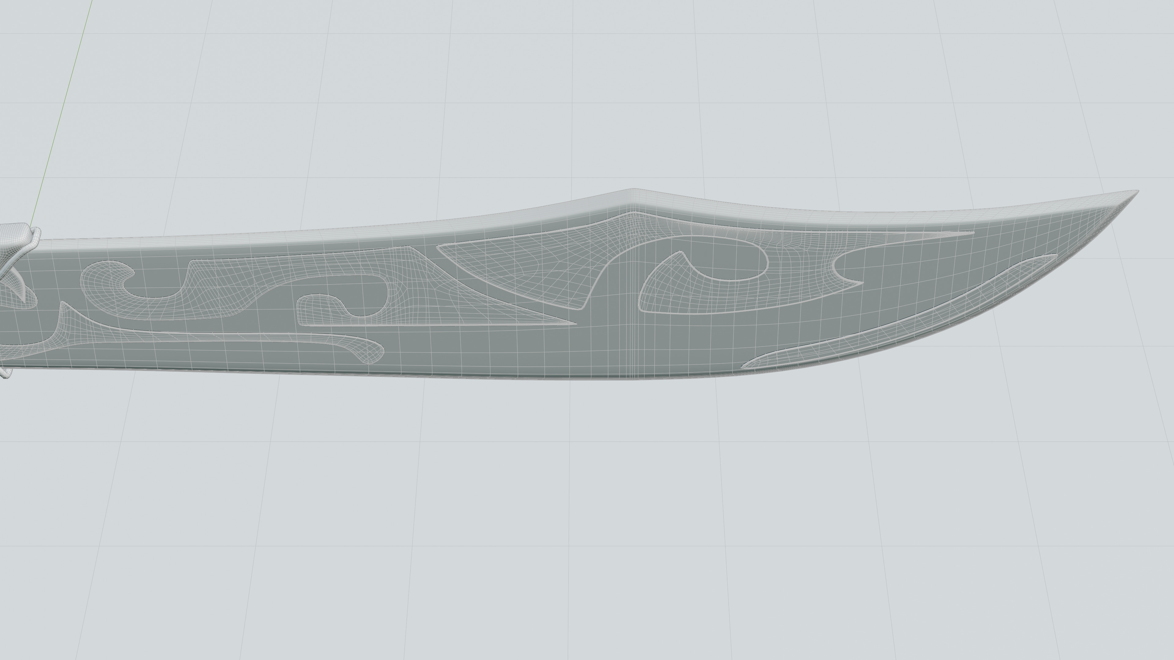 Spear - Ancient Chinese Weapon Low-poly 3D model_19