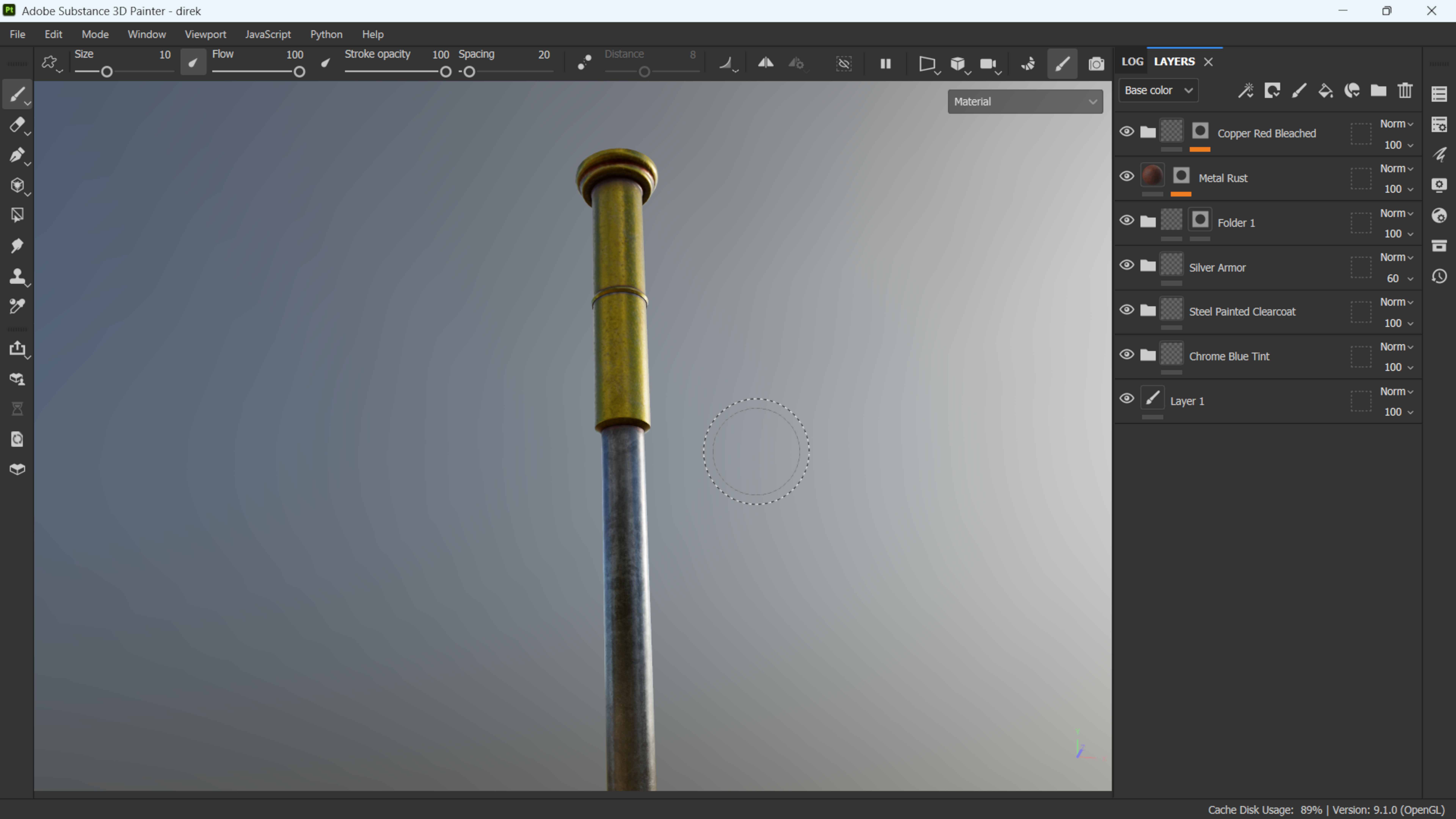 Spear - Ancient Chinese Weapon Low-poly 3D model_12