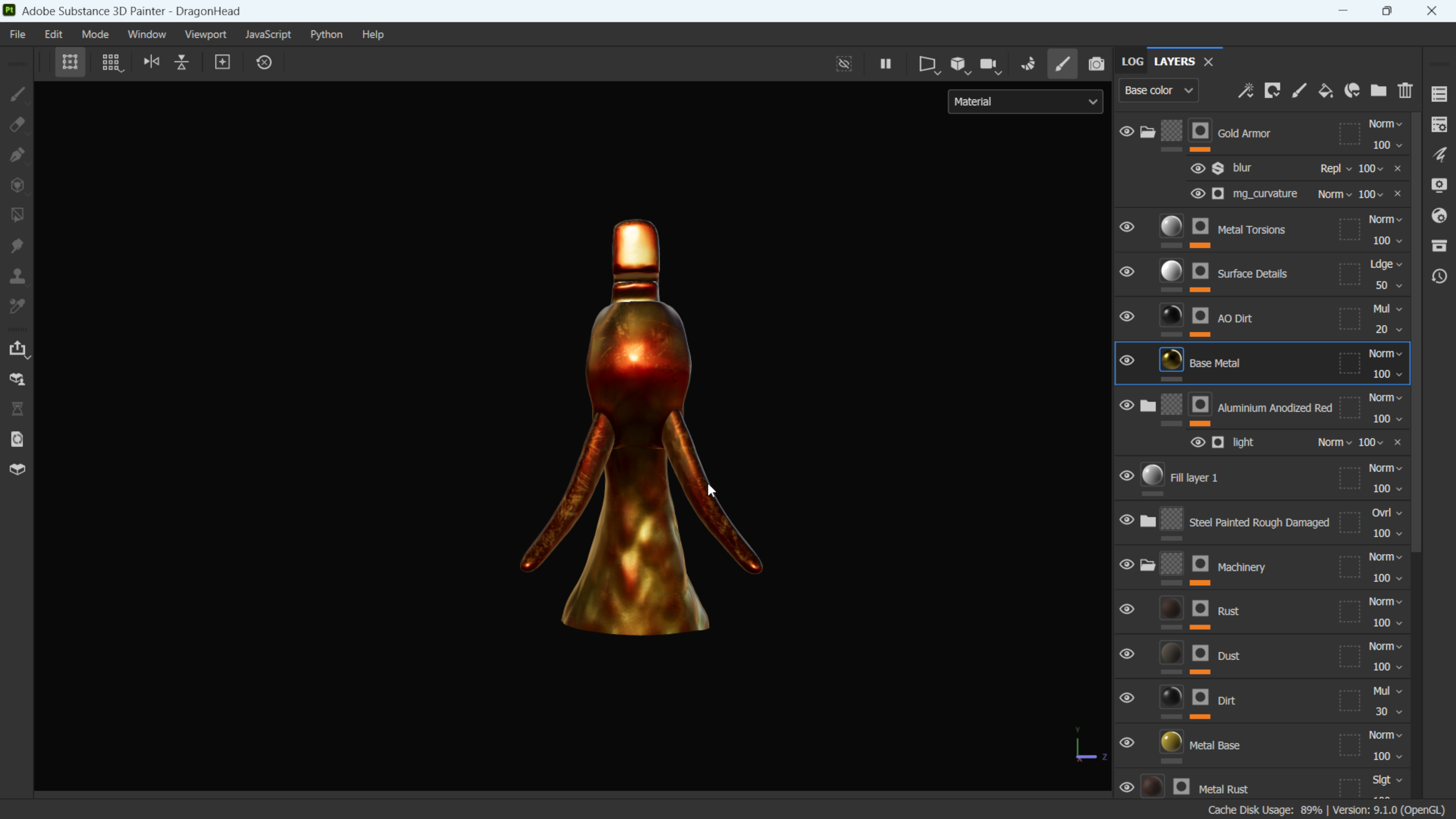 Spear - Ancient Chinese Weapon Low-poly 3D model_9