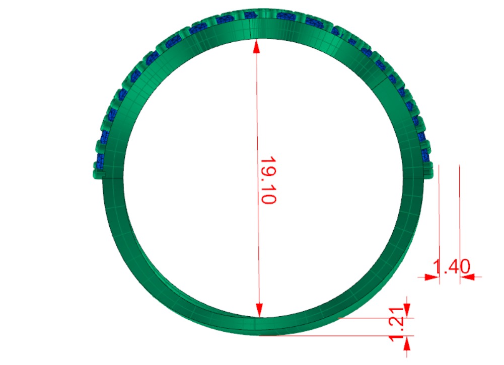 CURVY RING 3D print model_5