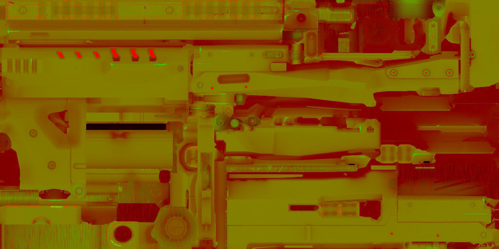 54-Fel-ix-gun model 3d game ready model Low-poly 3D model Low-poly 3D model_28