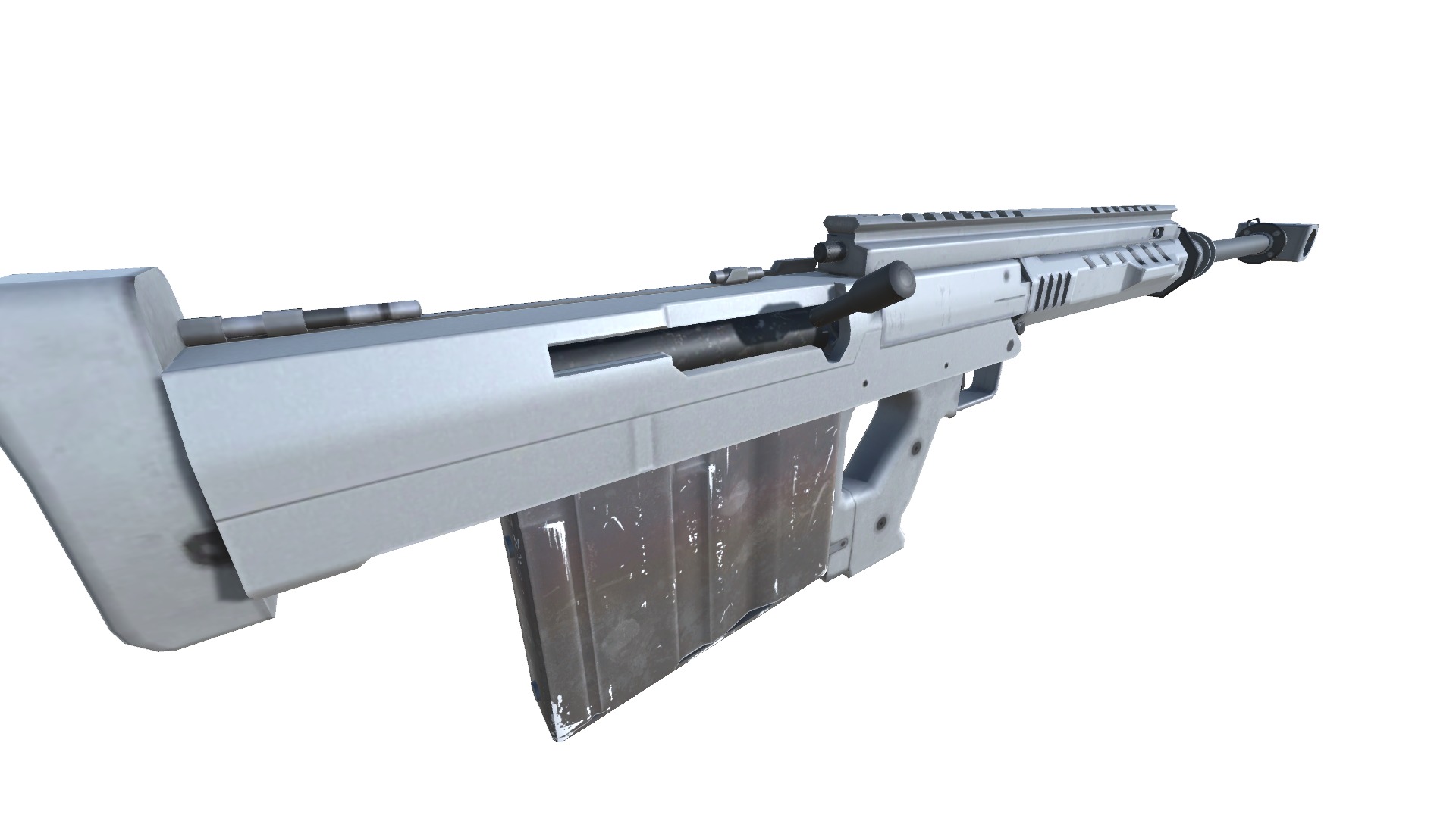 54-Fel-ix-gun model 3d game ready model Low-poly 3D model Low-poly 3D model_12