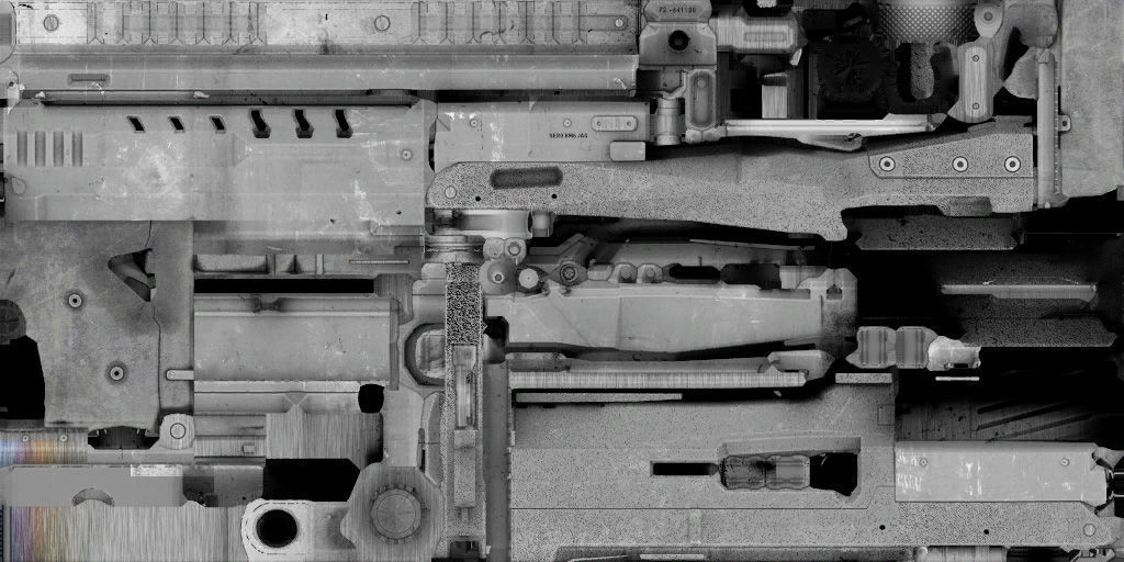 54-Fel-ix-gun model 3d game ready model Low-poly 3D model Low-poly 3D model_22