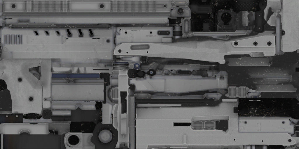 54-Fel-ix-gun model 3d game ready model Low-poly 3D model Low-poly 3D model_30