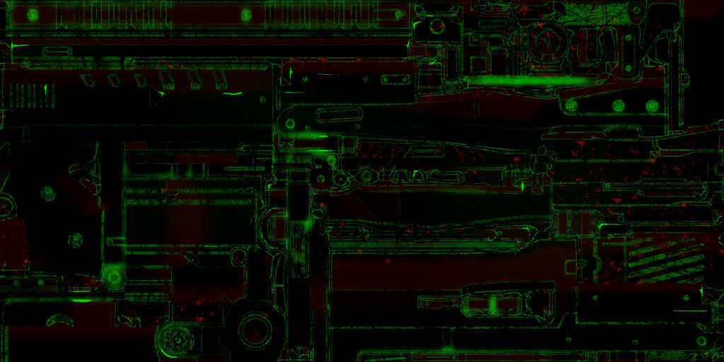 54-Fel-ix-gun model 3d game ready model Low-poly 3D model Low-poly 3D model_23