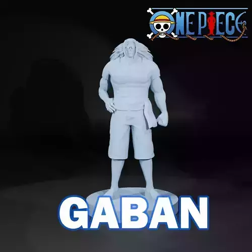Scopper Gaban - Roger Pirates team - ONE PIECE 3D print model
