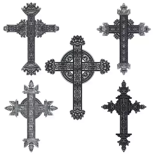 5 Christian cross V 06