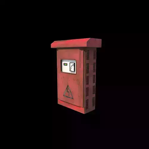 old electric box 3D model