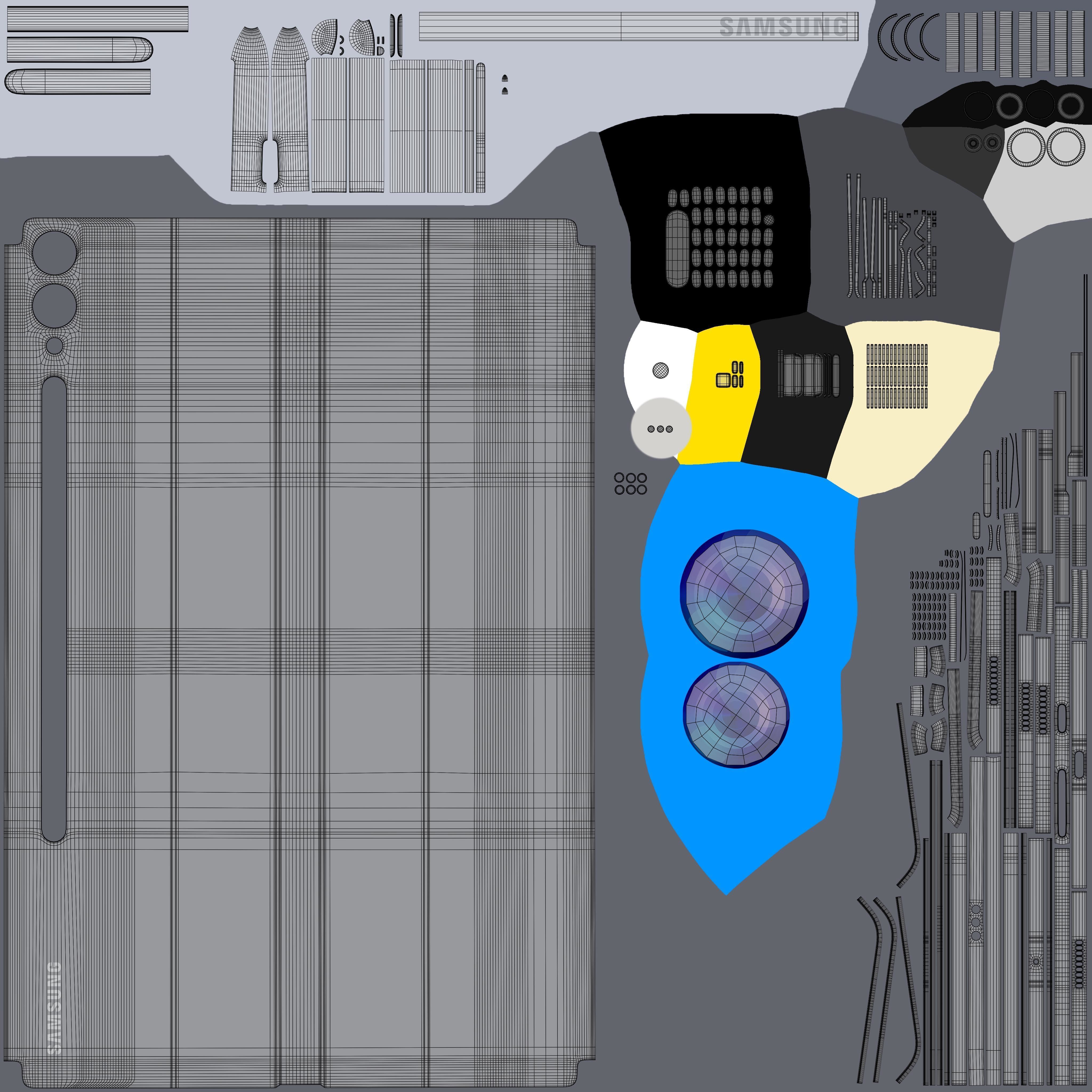 Samsung Galaxy Tab S10 Plus Gray 3D model_12