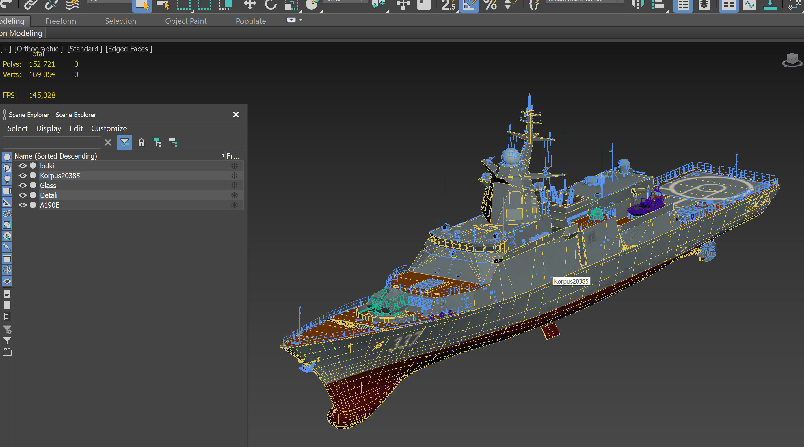 20385 project Gremyashchiy class corvette 3D model_17