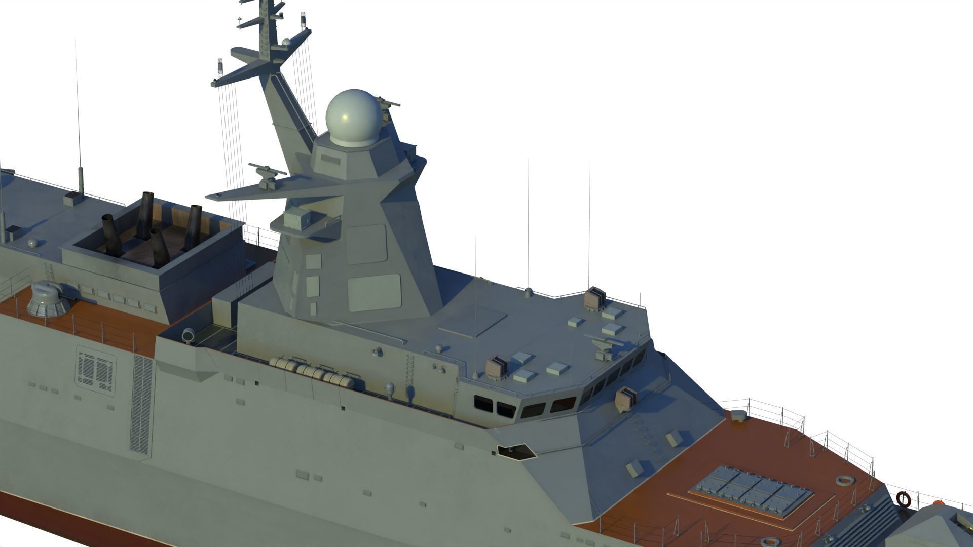 20385 project Gremyashchiy class corvette 3D model_3