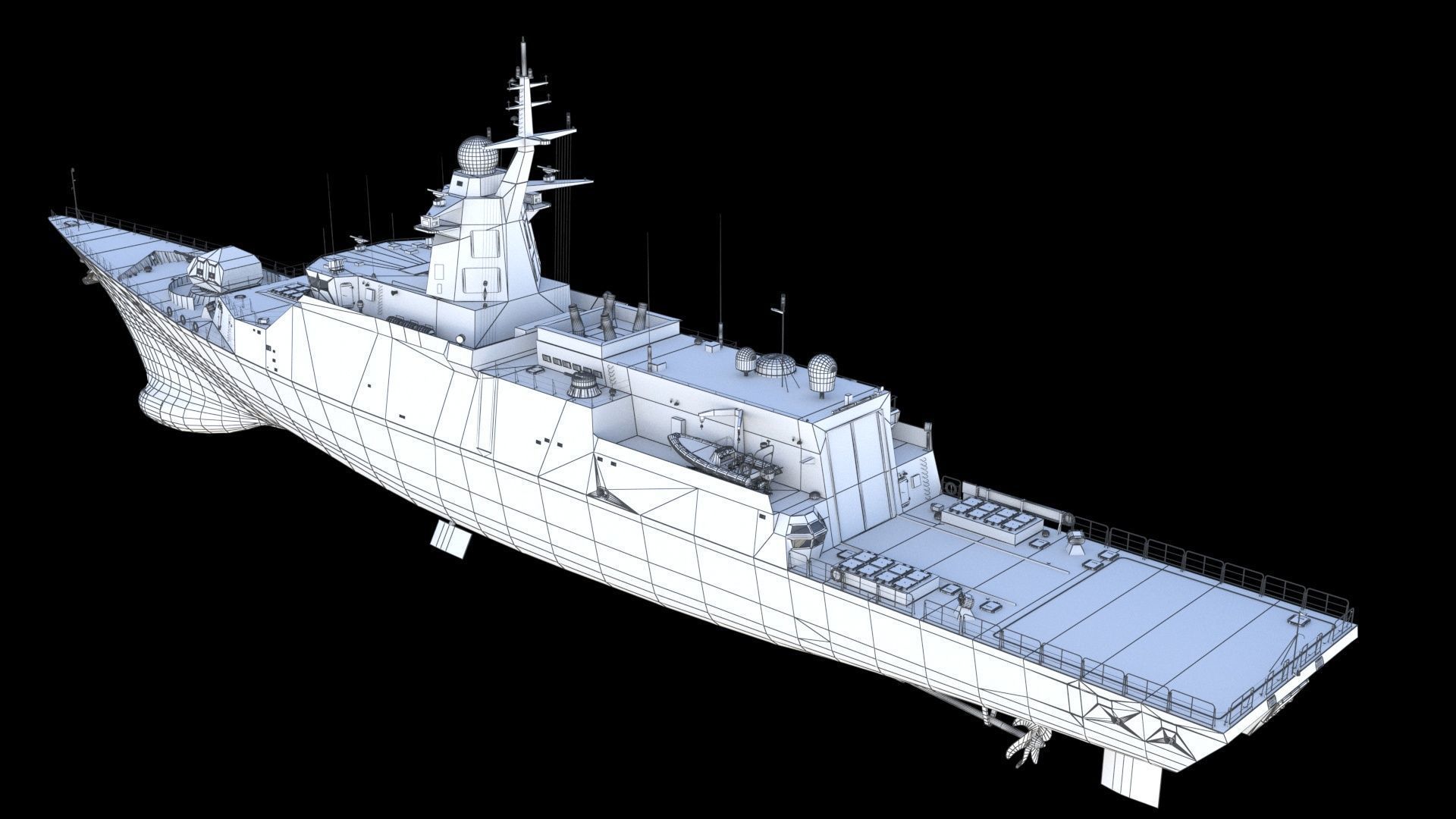 20385 project Gremyashchiy class corvette 3D model_20