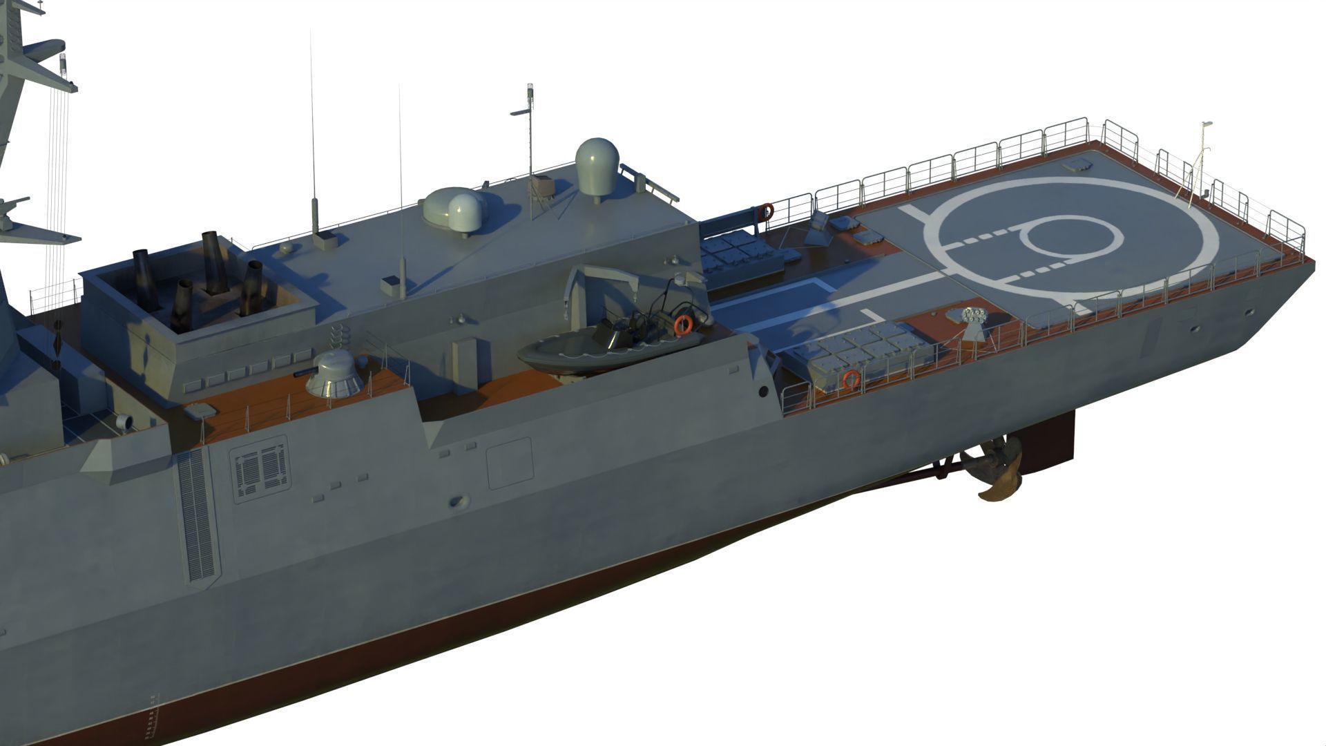 20385 project Gremyashchiy class corvette 3D model_5