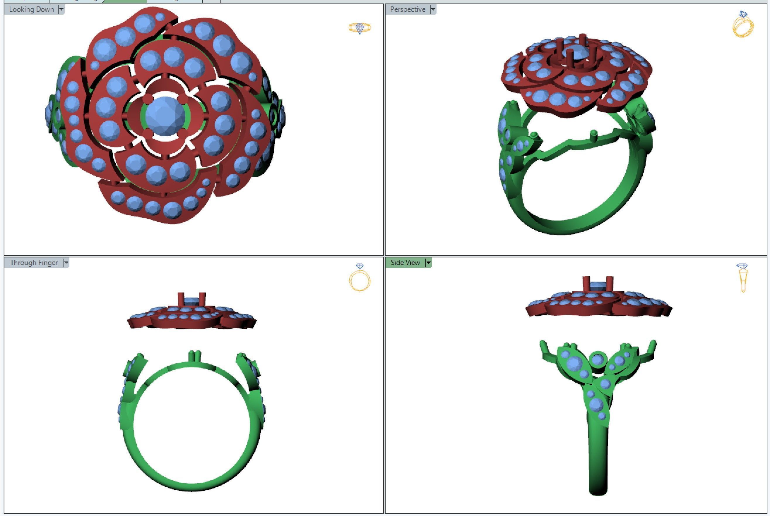 CAMELIA RING COCO 3D print model_2