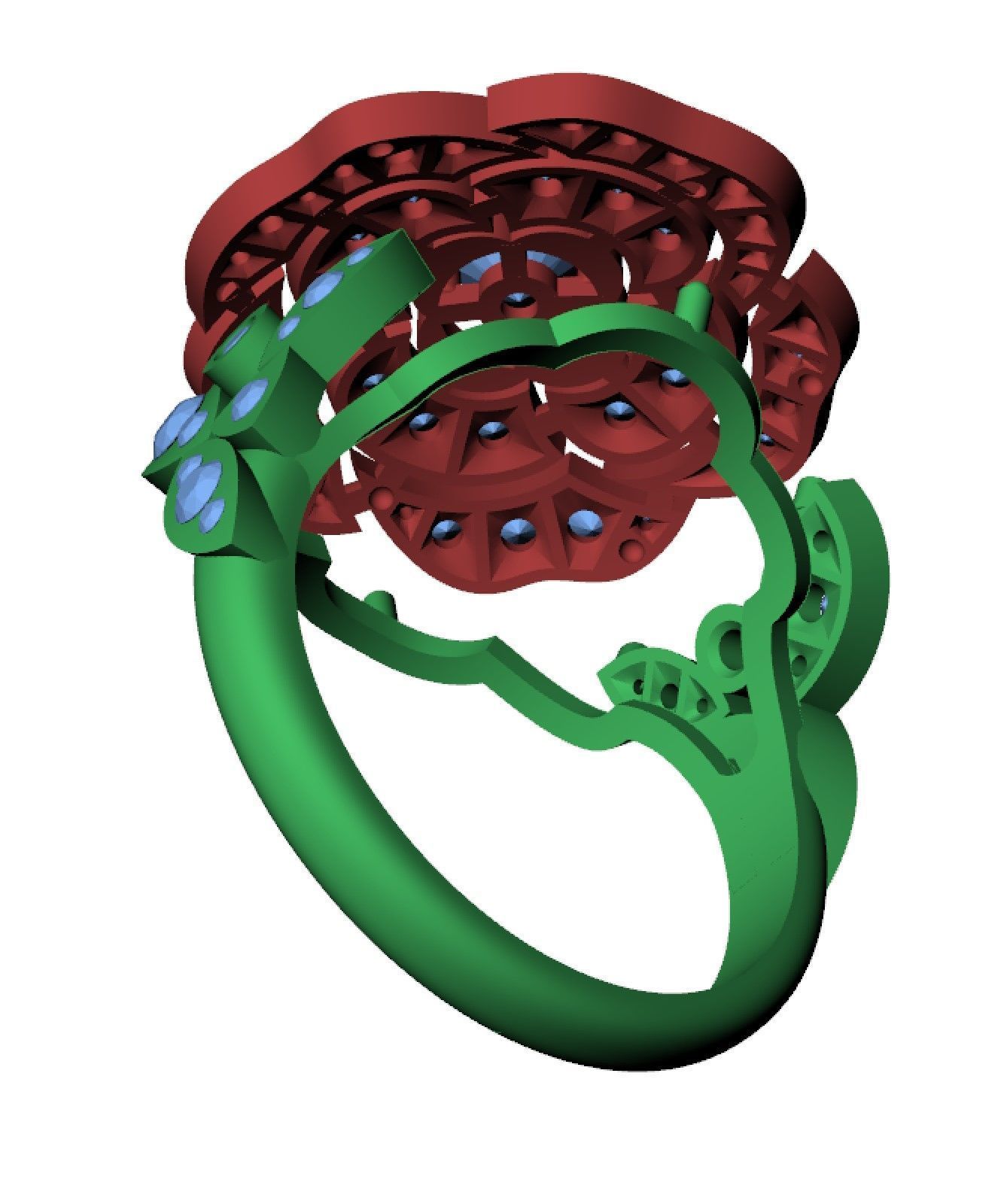 CAMELIA RING COCO 3D print model_3