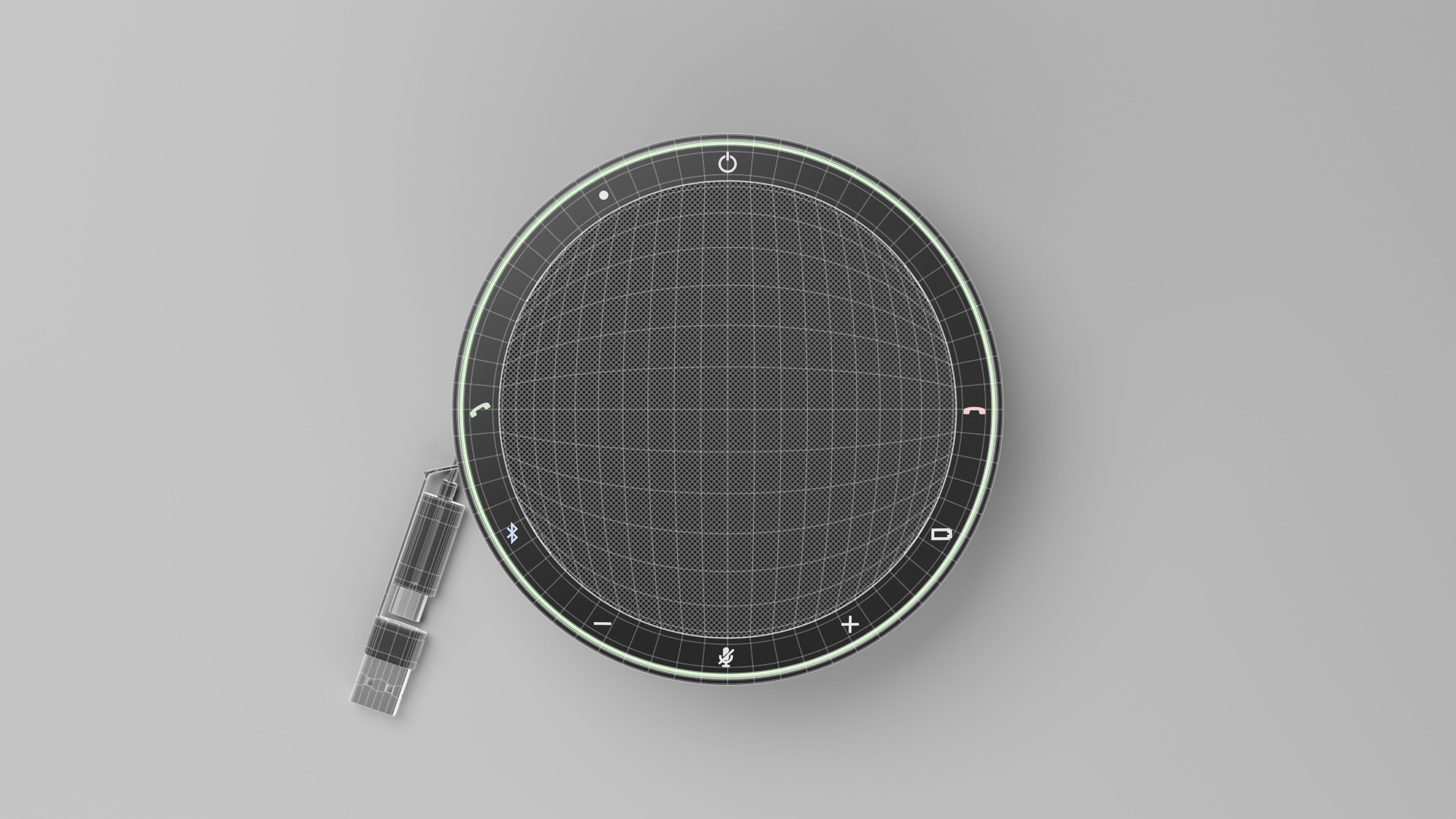Jabra Speak2 75 Low-poly 3D model_4