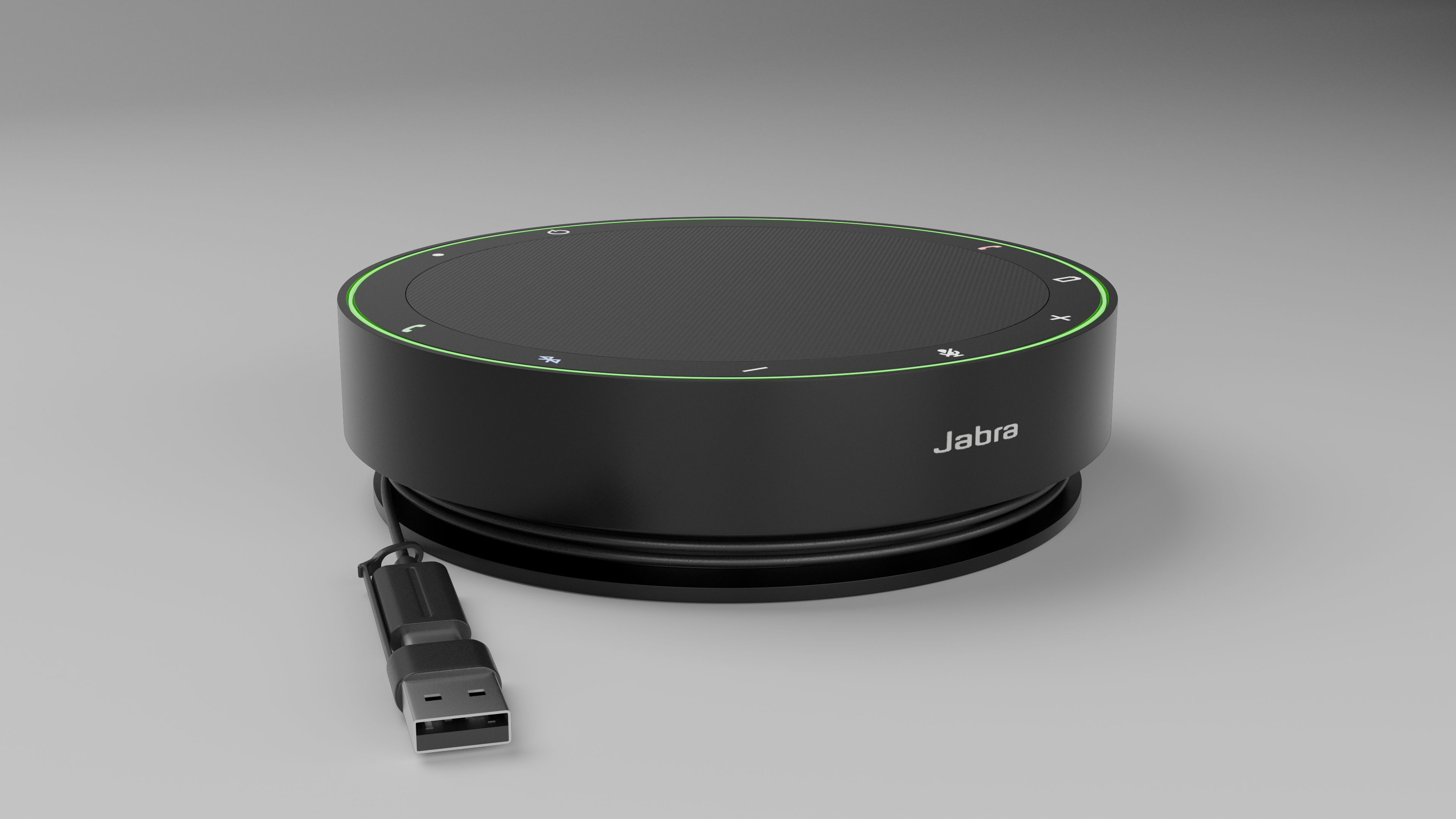 Jabra Speak2 75 Low-poly 3D model_6
