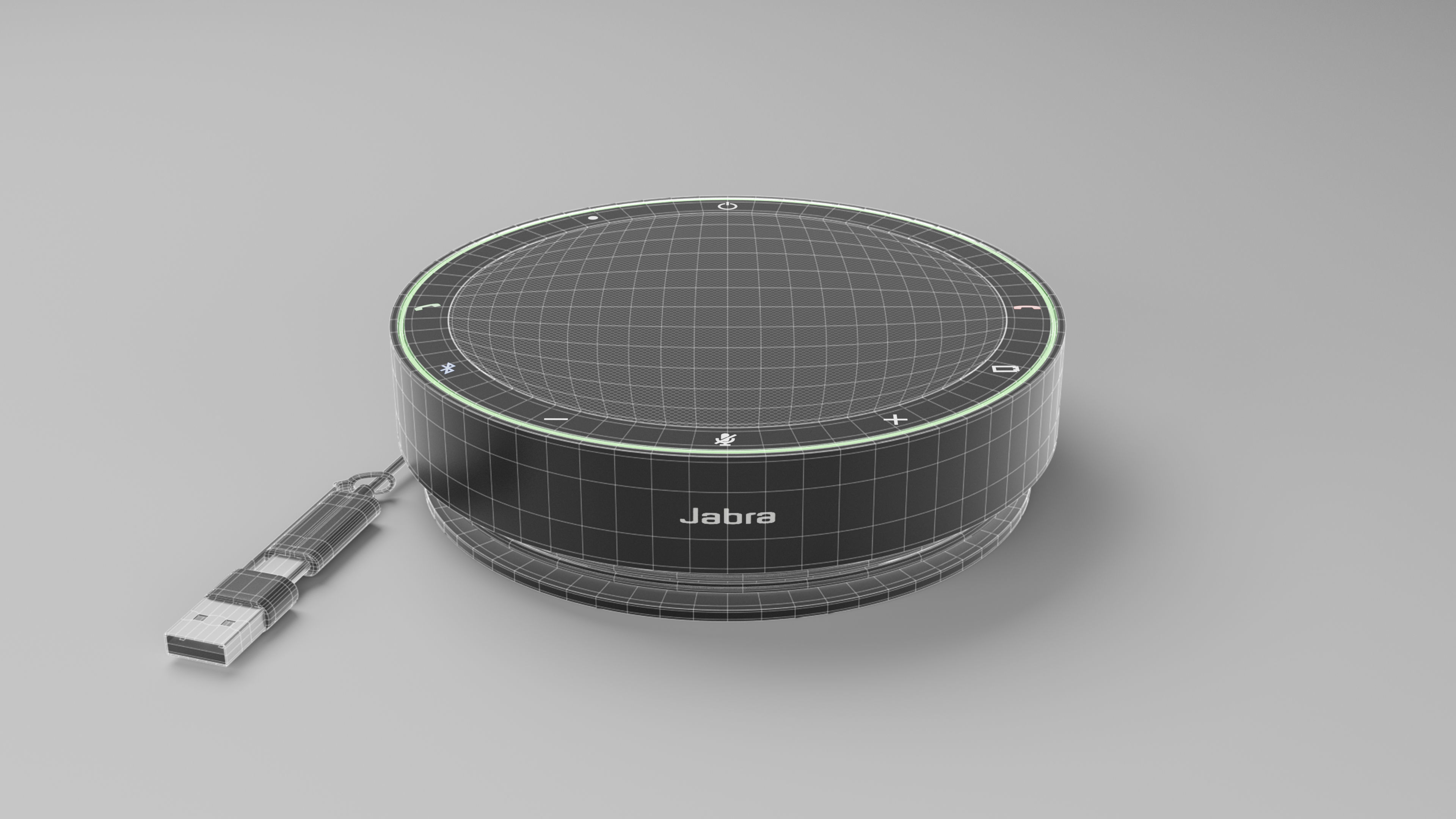 Jabra Speak2 75 Low-poly 3D model_1