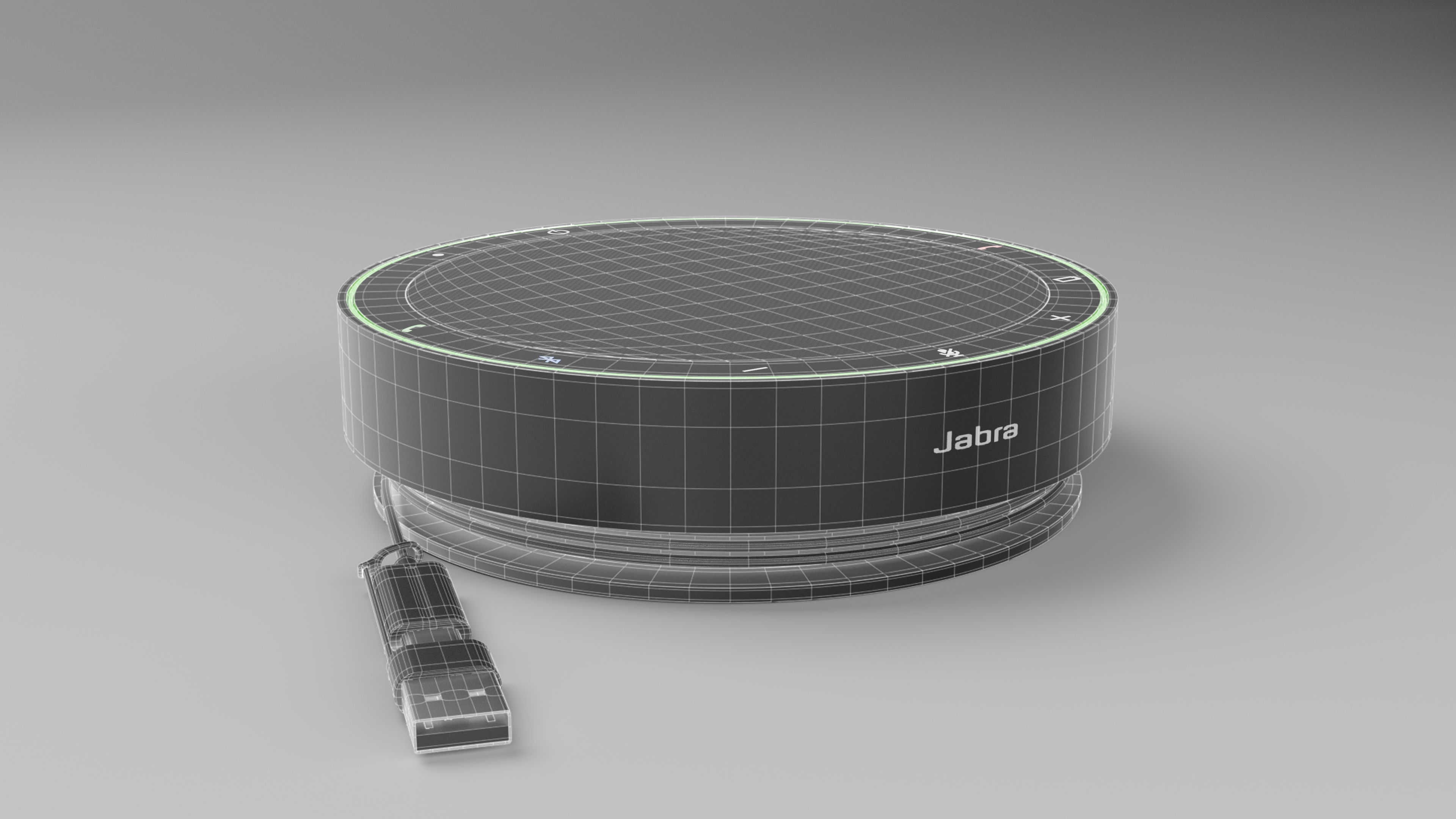 Jabra Speak2 75 Low-poly 3D model_7